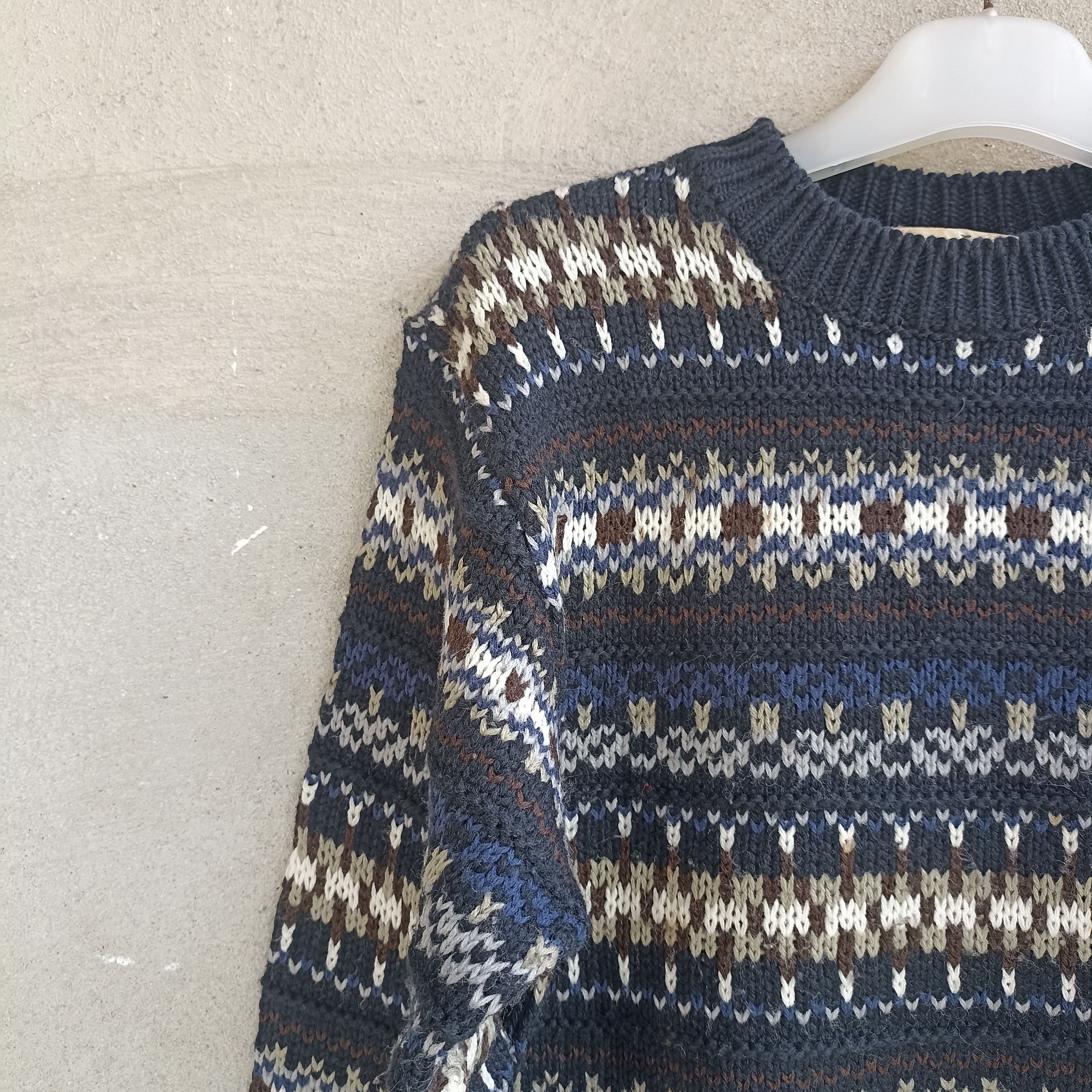 Japanese Brand Art Nine & Fifteen Stripe Knitwear Jumper Size S / US 4 / IT 40 - 4 Thumbnail