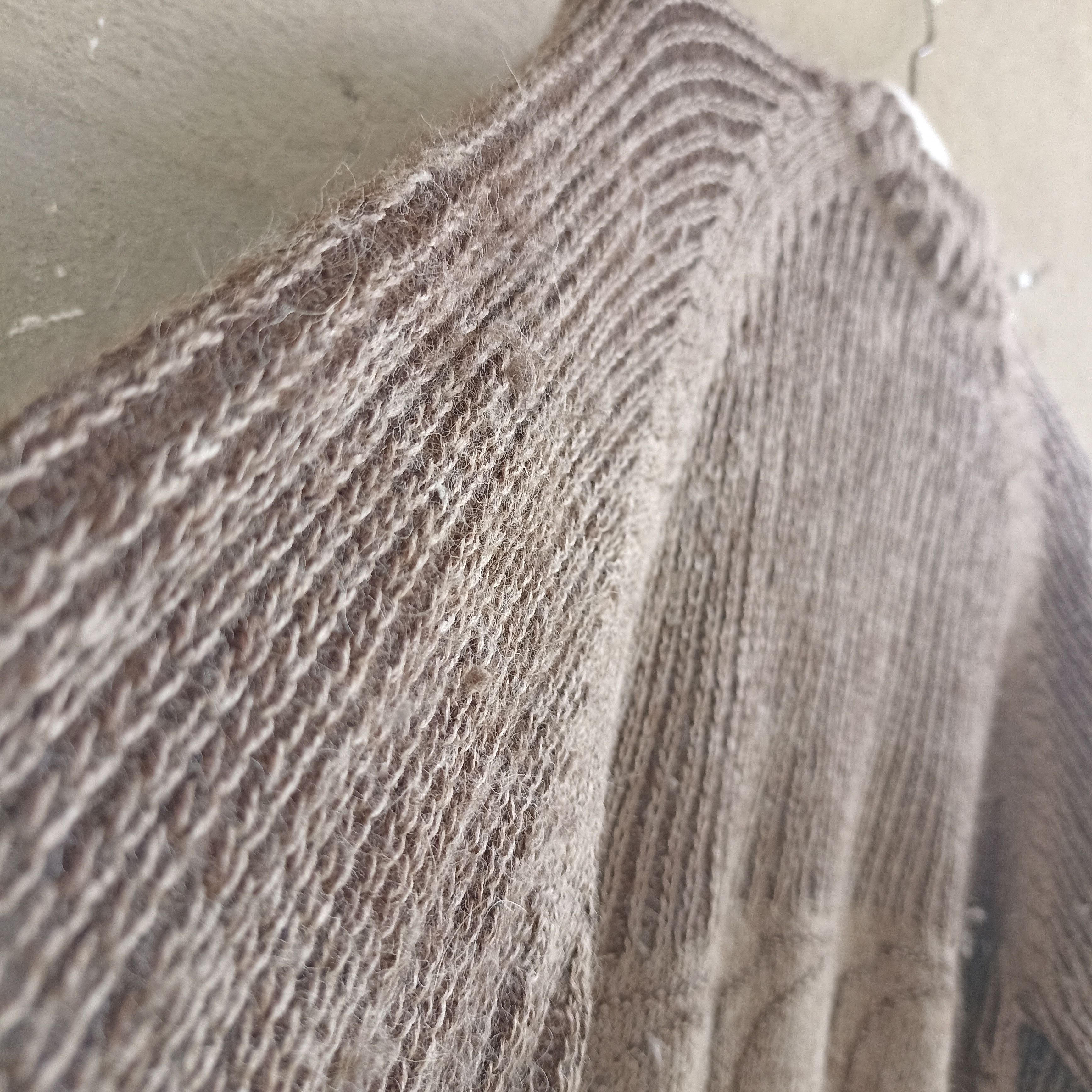 Designer × Homespun Knitwear Sol Baby Alpaca Mohair Zipper Knitwear Sweater Size US L / EU 52-54 / 3 - 17 Thumbnail