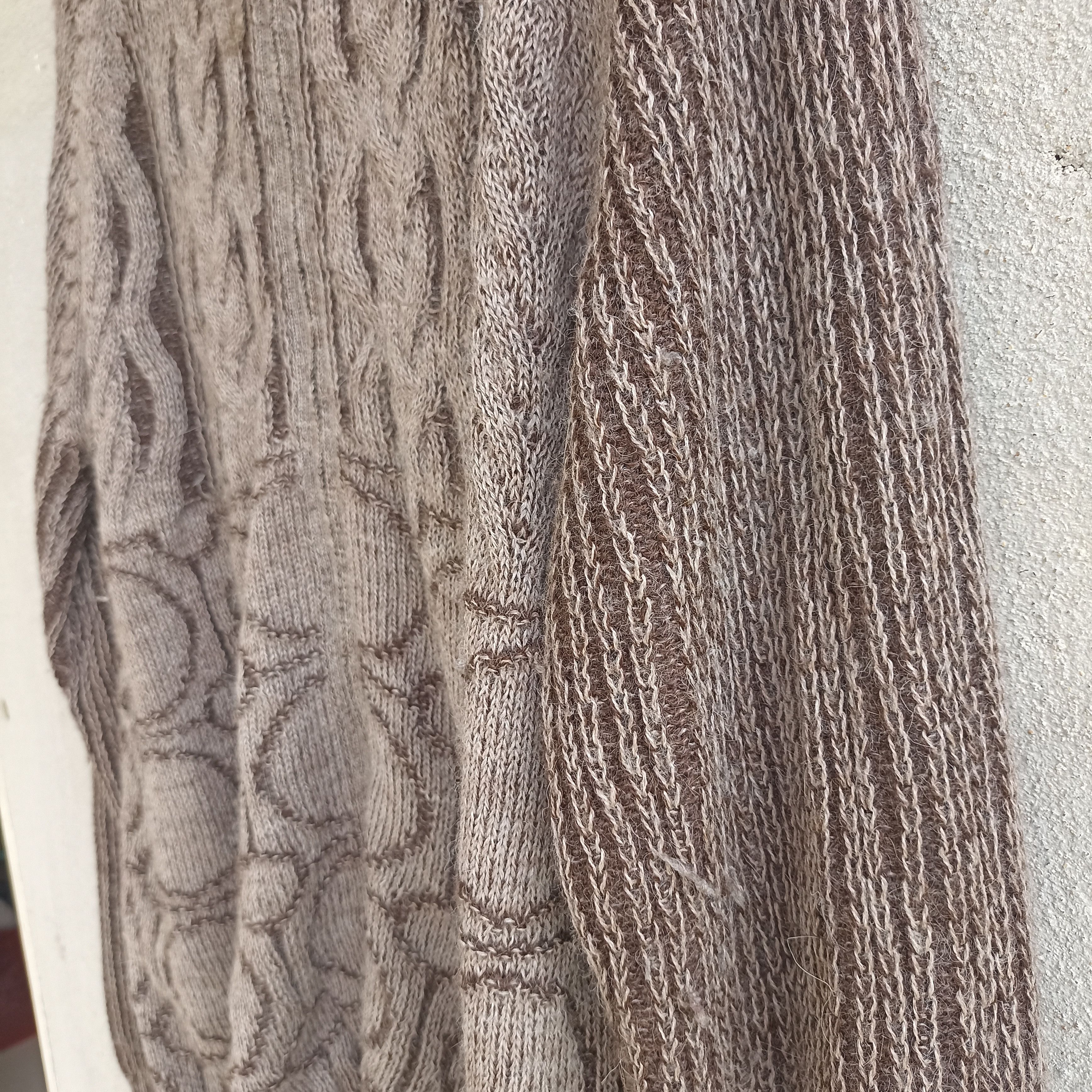 Designer × Homespun Knitwear Sol Baby Alpaca Mohair Zipper Knitwear Sweater Size US L / EU 52-54 / 3 - 12 Thumbnail