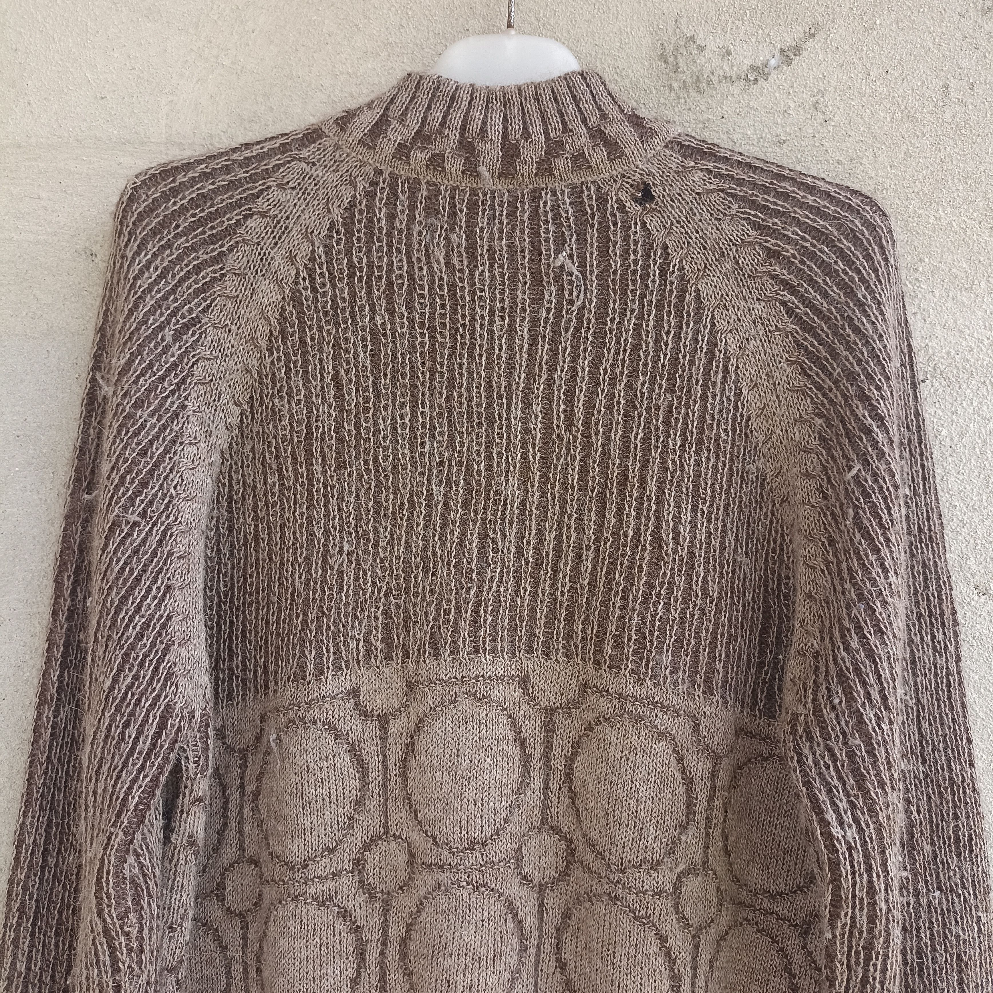 Designer × Homespun Knitwear Sol Baby Alpaca Mohair Zipper Knitwear Sweater Size US L / EU 52-54 / 3 - 14 Thumbnail