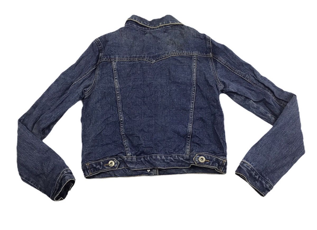 Forever 21 Forever 21 Denim Jacket Motorcycle Biker Workwear Size S / US 4 / IT 40 - 2 Thumbnail