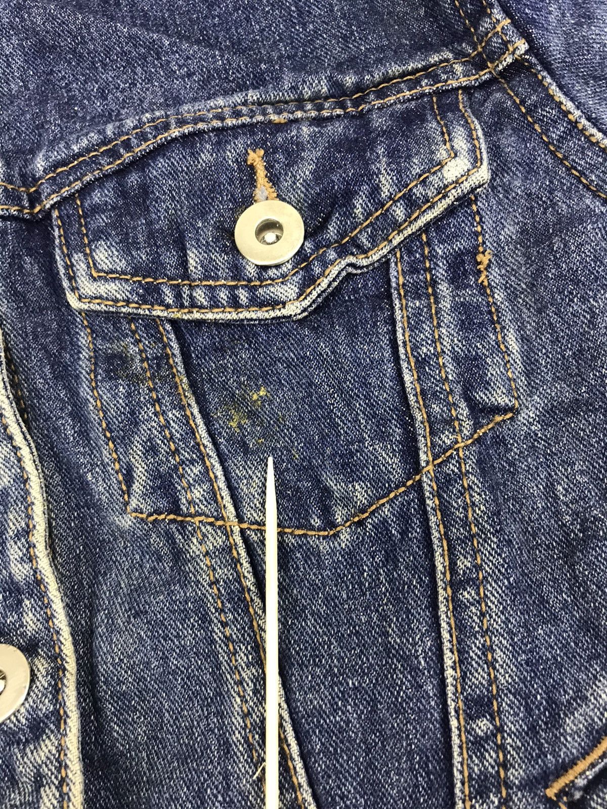 Forever 21 Forever 21 Denim Jacket Motorcycle Biker Workwear Size S / US 4 / IT 40 - 7 Thumbnail