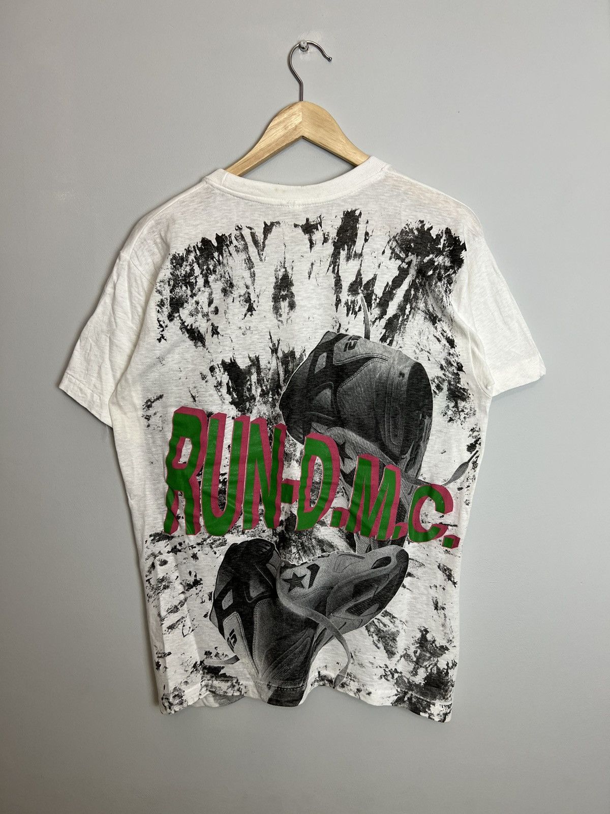 Band Tees 🔥Grail🔥 90s Run DMC Rap Vintage Band Tees Hype Rare Size US L / EU 52-54 / 3 - 2 Thumbnail