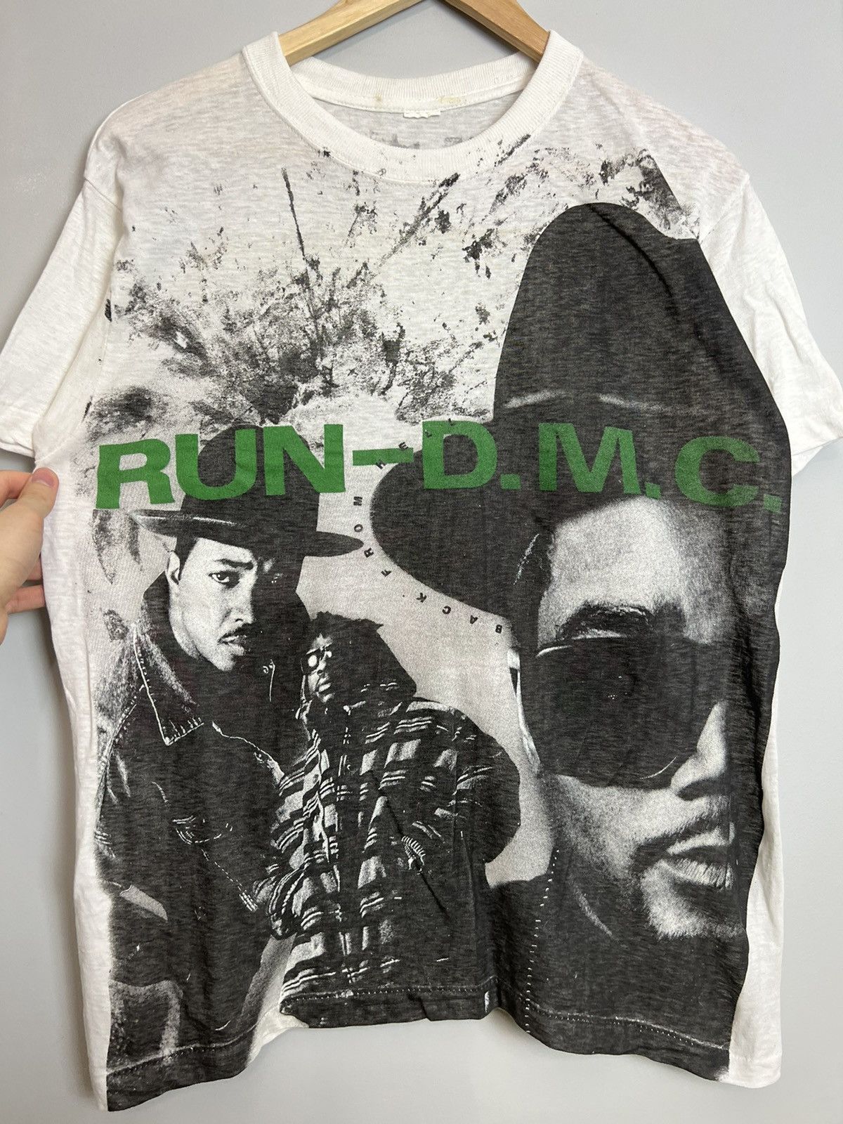 Band Tees 🔥Grail🔥 90s Run DMC Rap Vintage Band Tees Hype Rare Size US L / EU 52-54 / 3 - 3 Thumbnail