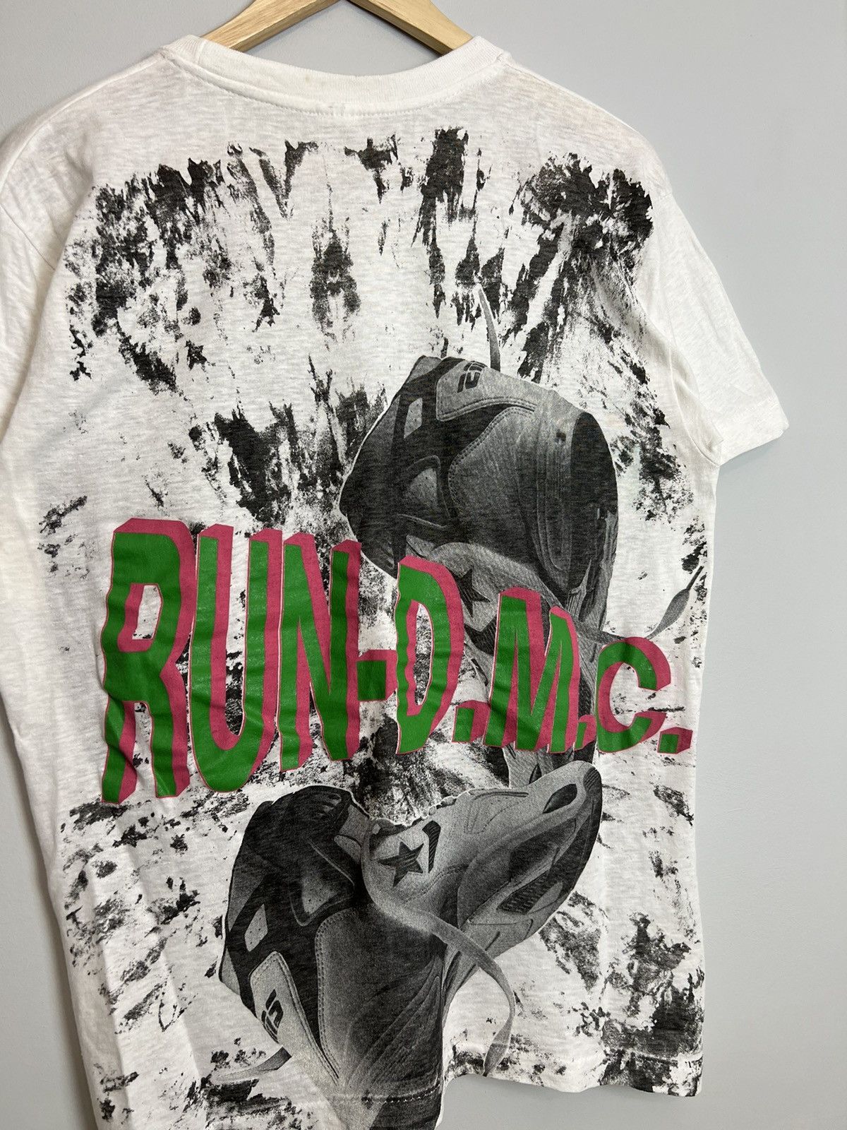 Band Tees 🔥Grail🔥 90s Run DMC Rap Vintage Band Tees Hype Rare Size US L / EU 52-54 / 3 - 4 Thumbnail