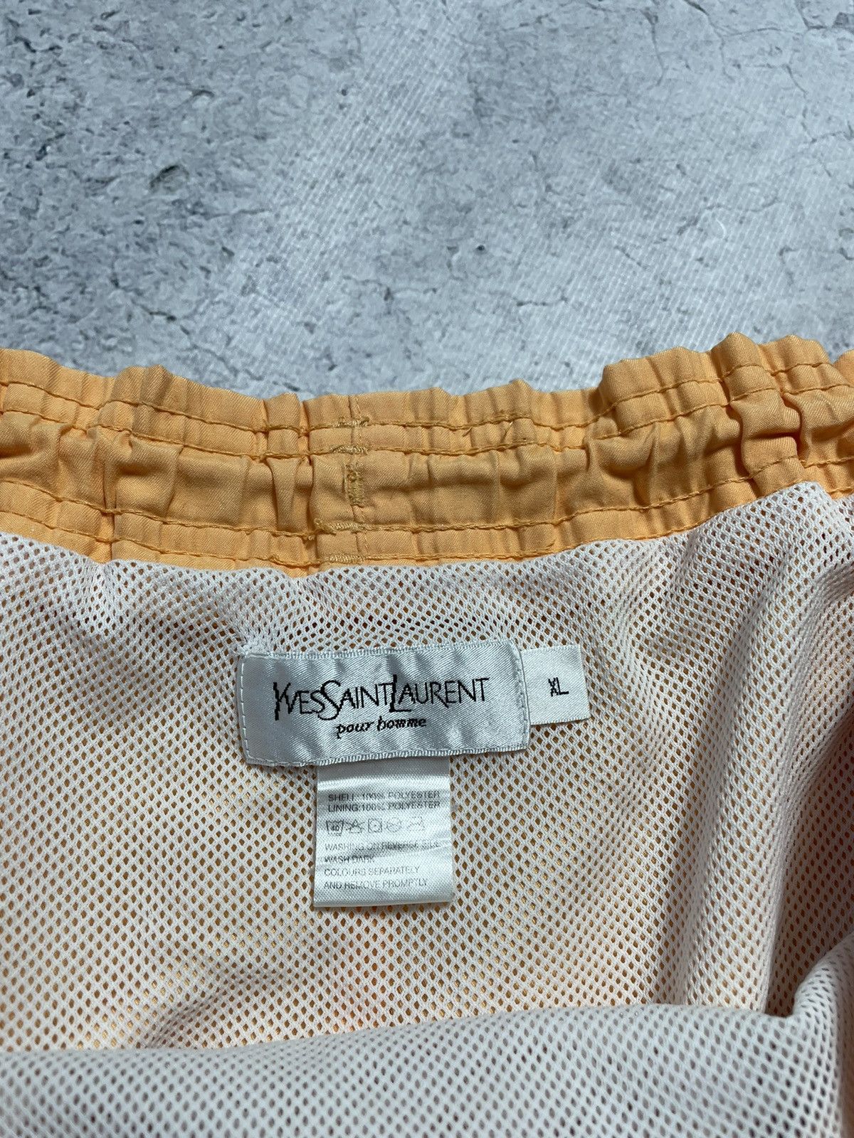 Vintage × Yves Saint Laurent Yves Saint Laurent Luxury Vintage Nylon Orange Shorts Size US 36 / EU 52 - 8 Thumbnail