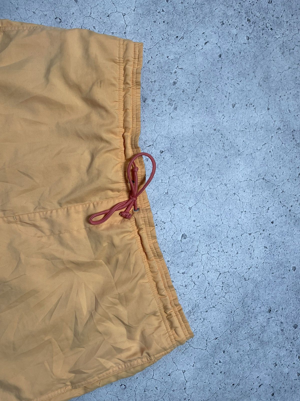 Vintage × Yves Saint Laurent Yves Saint Laurent Luxury Vintage Nylon Orange Shorts Size US 36 / EU 52 - 4 Thumbnail