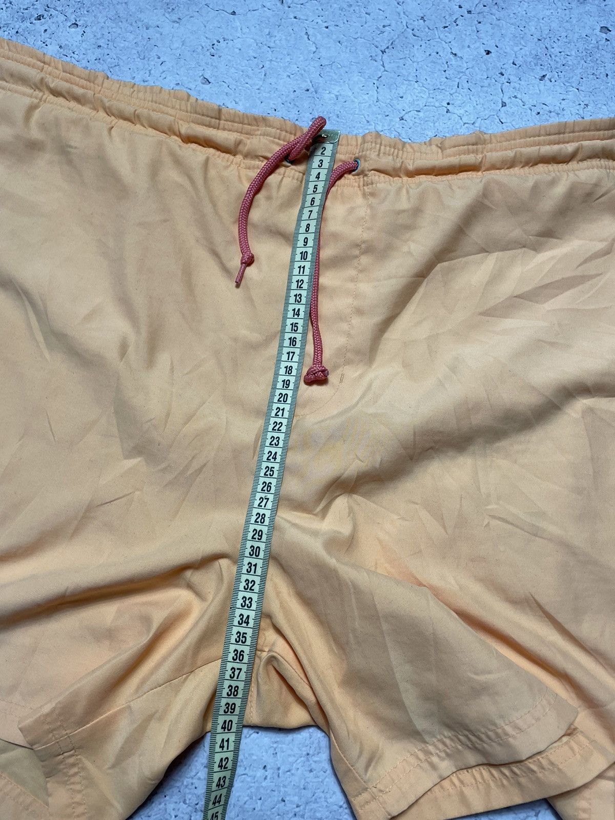 Vintage × Yves Saint Laurent Yves Saint Laurent Luxury Vintage Nylon Orange Shorts Size US 36 / EU 52 - 11 Thumbnail