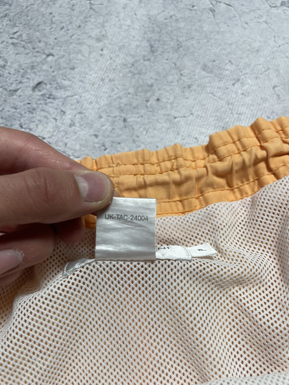 Vintage × Yves Saint Laurent Yves Saint Laurent Luxury Vintage Nylon Orange Shorts Size US 36 / EU 52 - 9 Thumbnail