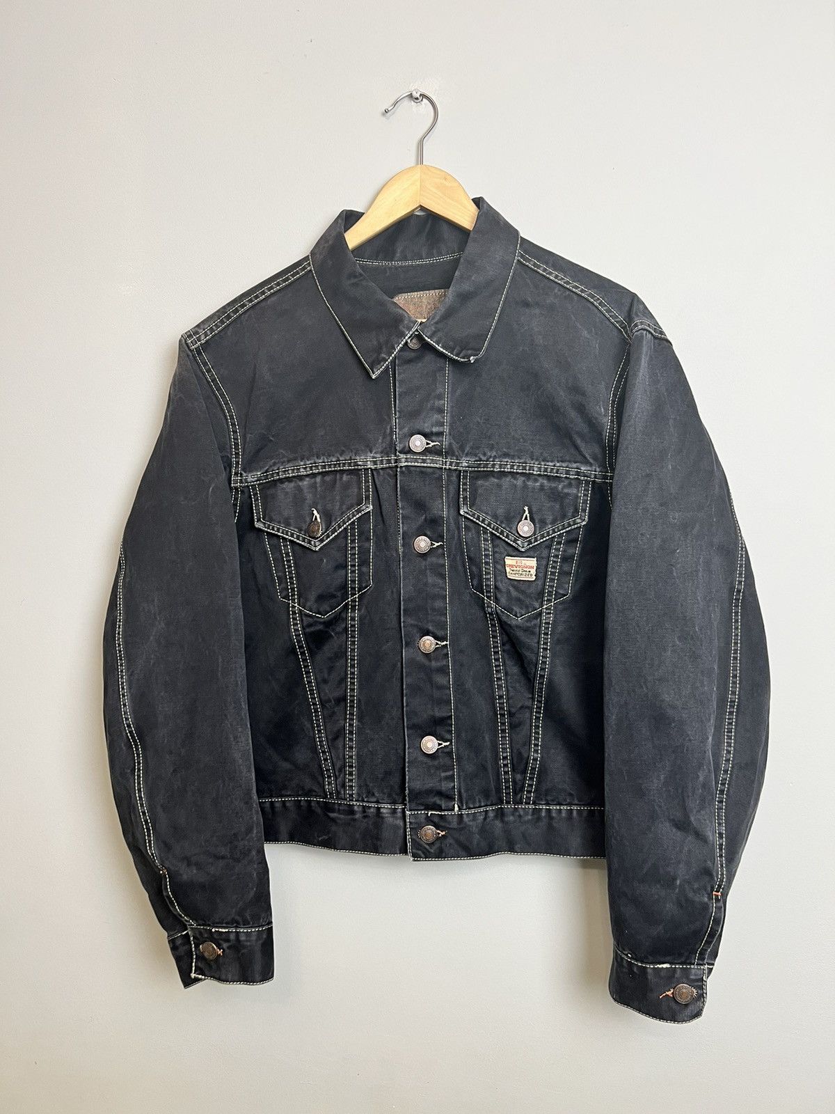 Vintage Vintage Chevignon 90s Rare Cropped Denim Jacket Avant Gard ...