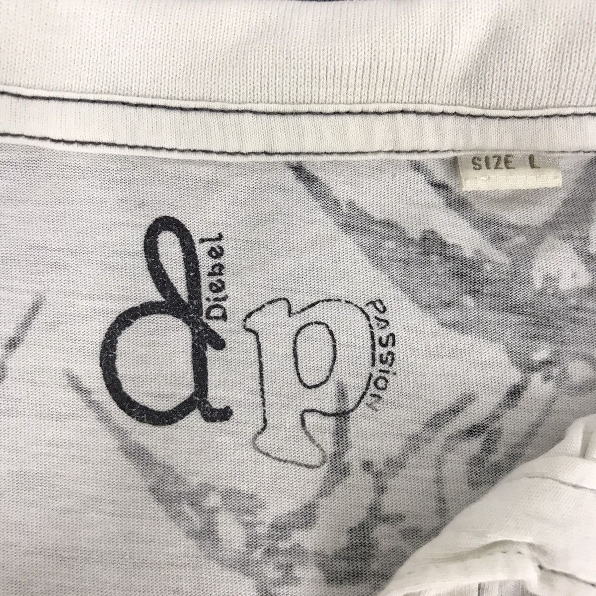 Diesel Diesel Industries Passion Polo Tee Design Unisex Size L / US 10 / IT 46 - 4 Thumbnail