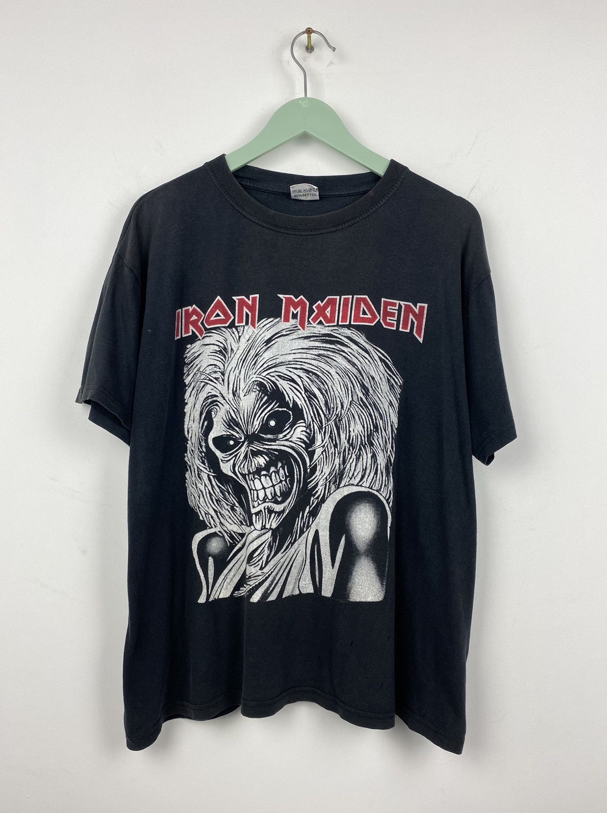 Iron Maiden Vintage Iron Maiden T Shirt Tee Y2K Metallica Slayer ...