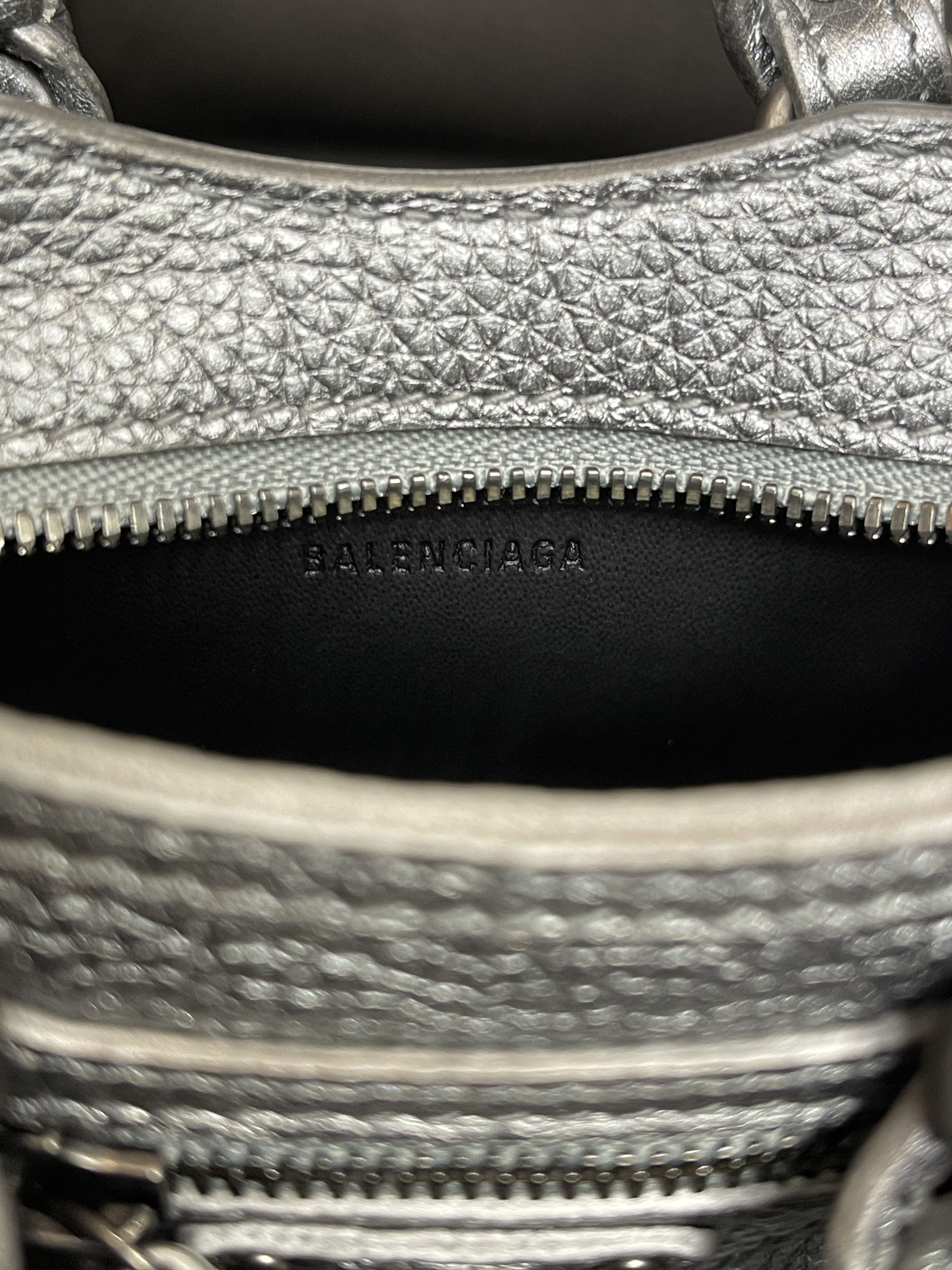 Balenciaga Ltd. Ed. Balenciaga Nano Sized NeoClassic Bag Silver Size ONE SIZE - 11 Thumbnail