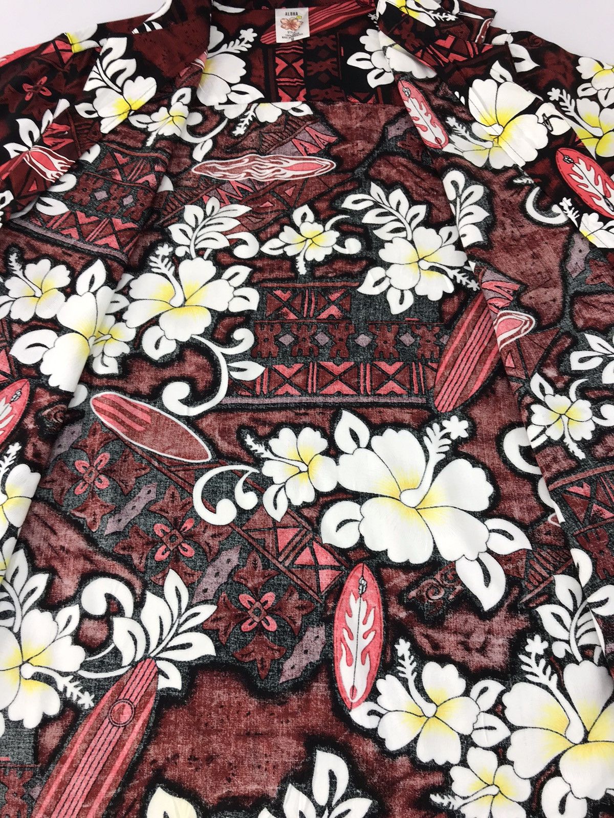 Other Hawaiian Aloha Surf Rayon 100% Button Up Floral K193j Size US L / EU 52-54 / 3 - 5 Thumbnail