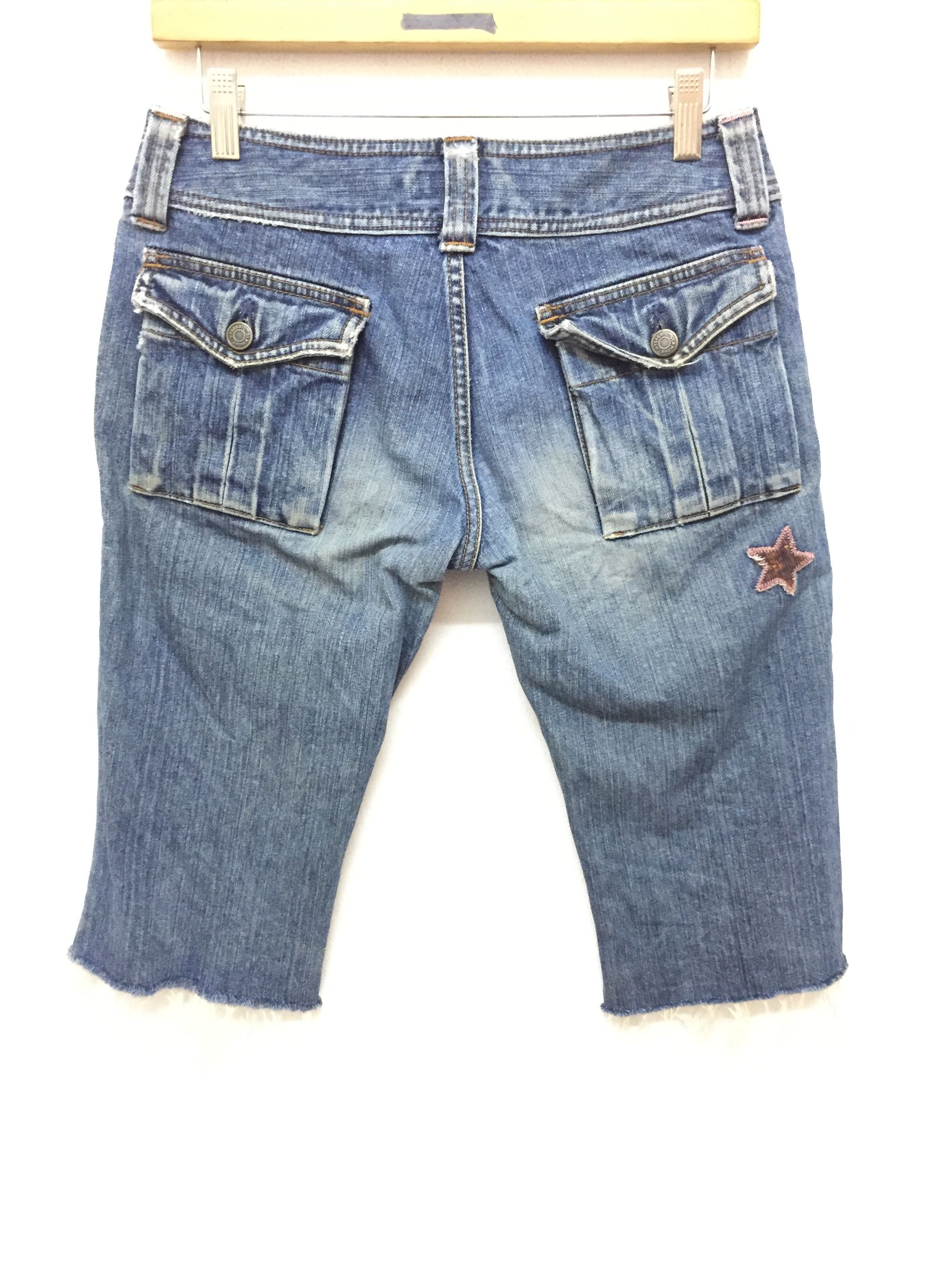 Hysteric Glamour patch bush distressed short denim Size 28" / US 6 / IT 42 - 9 Thumbnail
