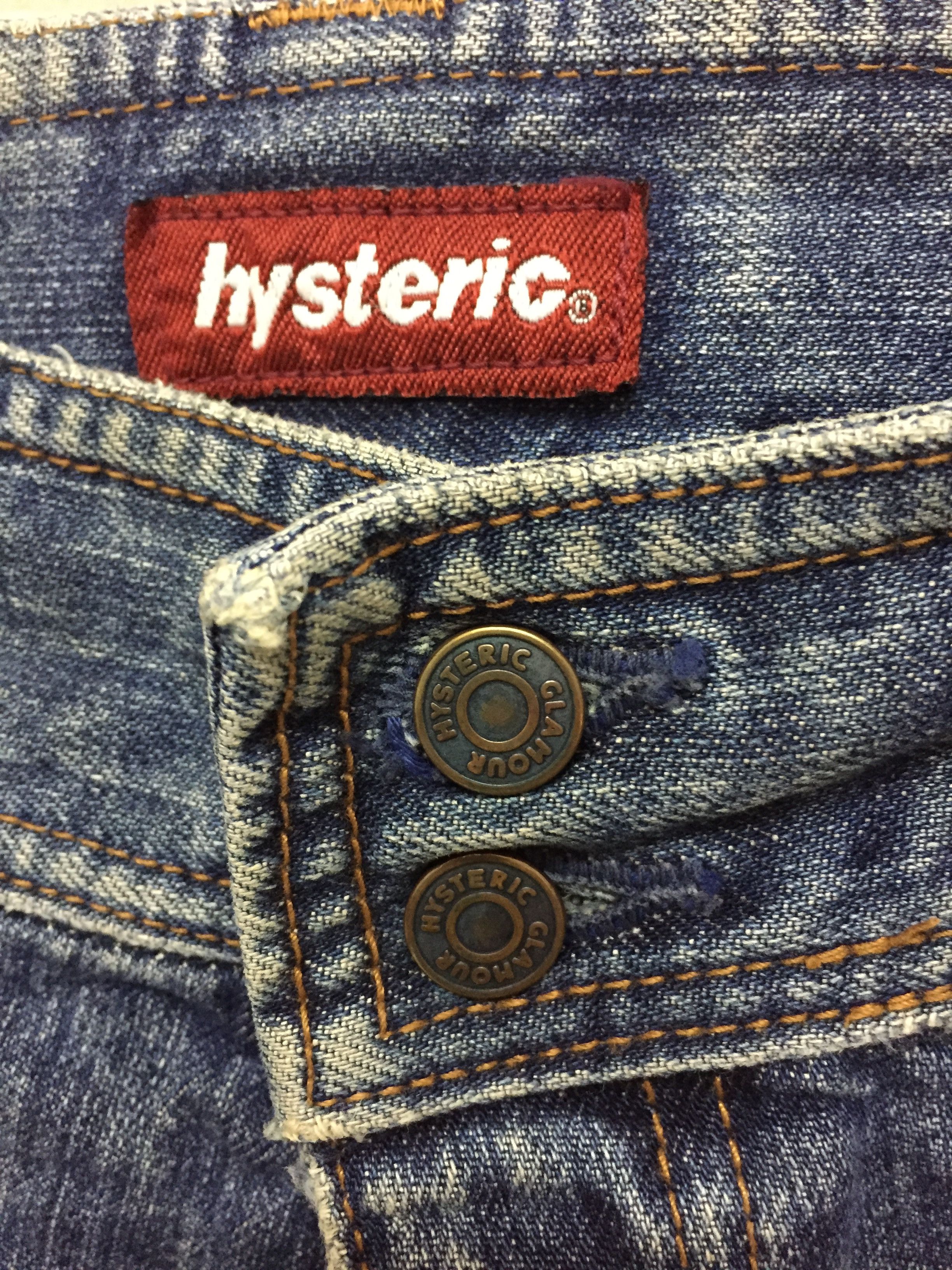 Hysteric Glamour patch bush distressed short denim Size 28" / US 6 / IT 42 - 10 Thumbnail