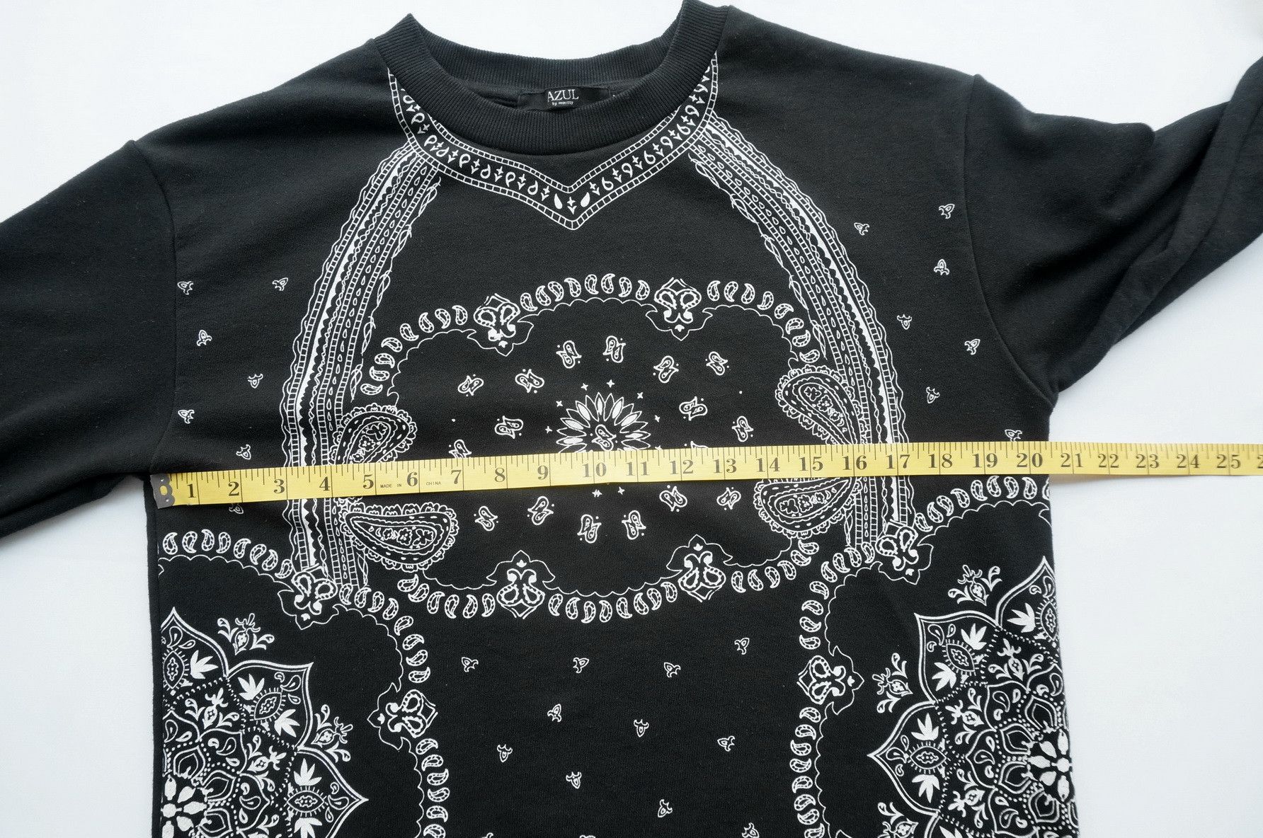 Japanese Brand AZUL BY MOUSSY - Paisley printed Sweater Size US M / EU 48-50 / 2 - 7 Thumbnail