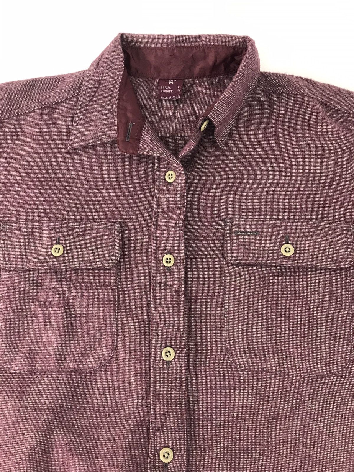 Japanese Brand × Montbell Mont-Bell Button Up Shirt Double Pocket K215j Size US M / EU 48-50 / 2 - 3 Thumbnail
