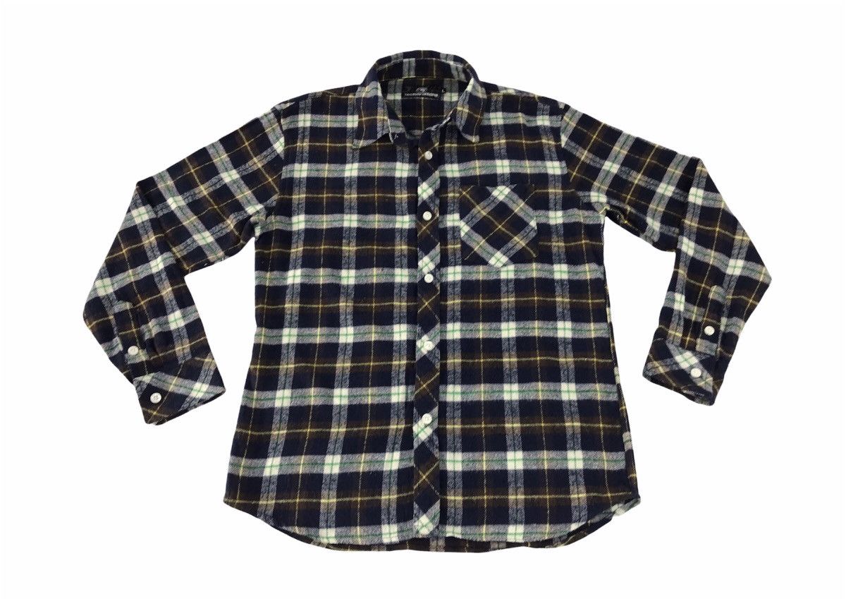 Flannel × Japanese Brand T&C Surf Flannel Button Up Single Pocket Plaid Checked Size US L / EU 52-54 / 3 - 1 Thumbnail