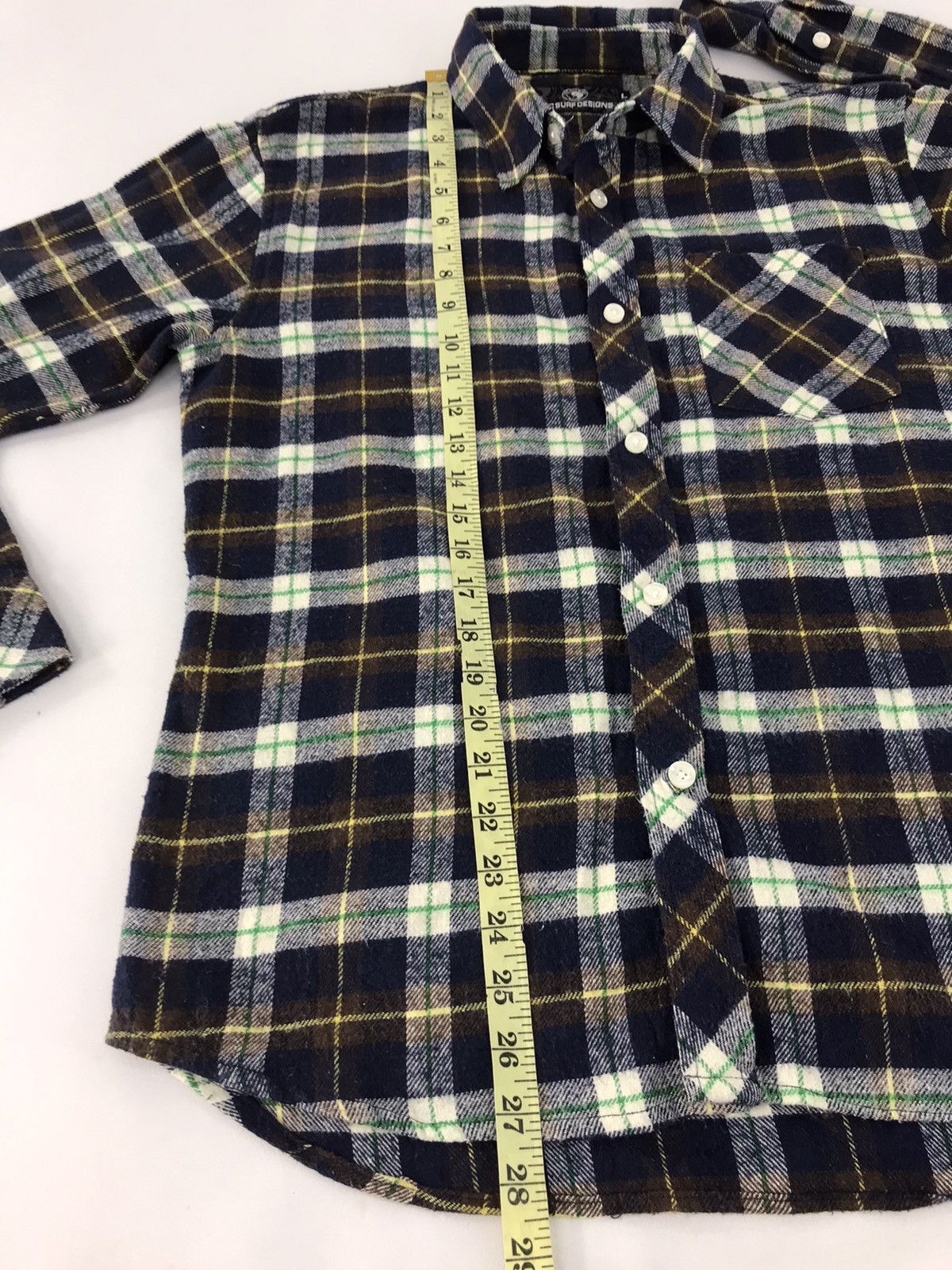 Flannel × Japanese Brand T&C Surf Flannel Button Up Single Pocket Plaid Checked Size US L / EU 52-54 / 3 - 11 Thumbnail