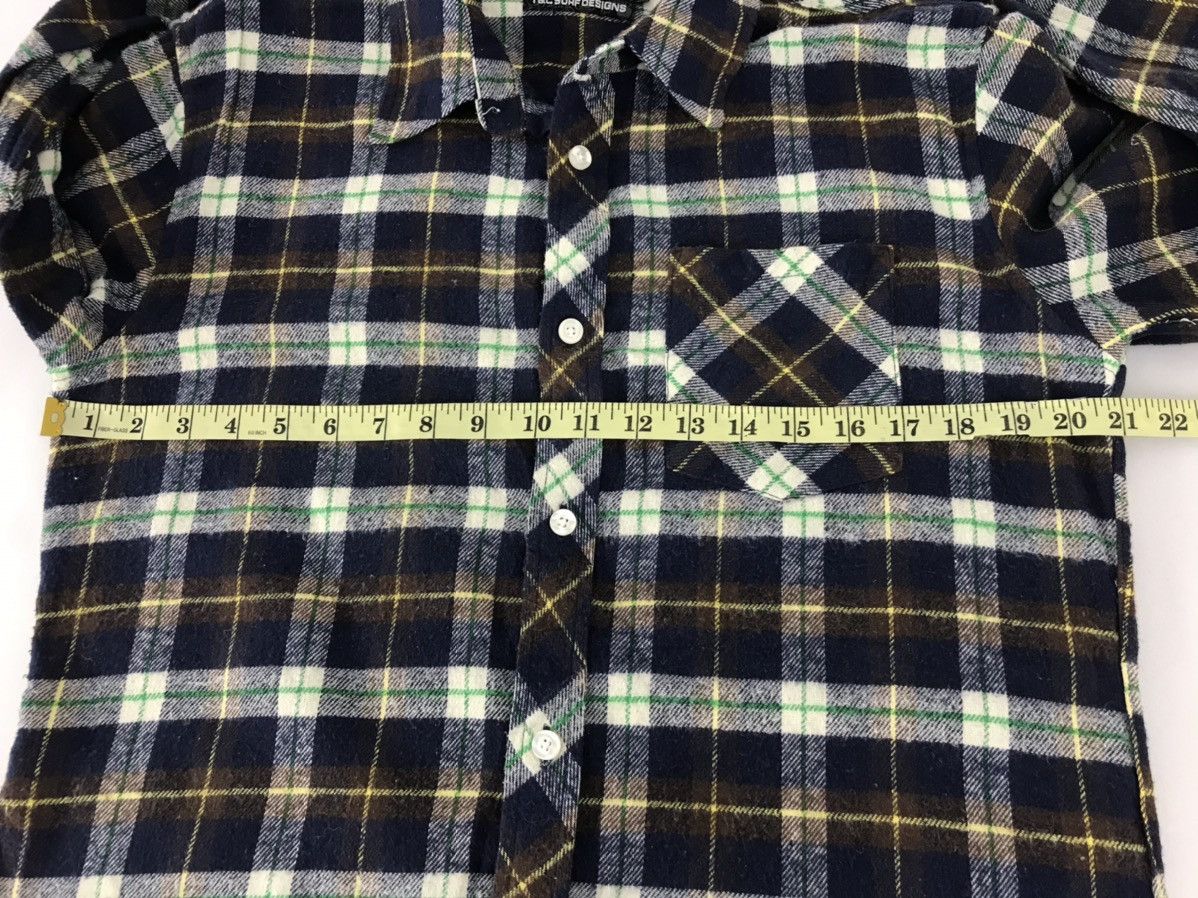 Flannel × Japanese Brand T&C Surf Flannel Button Up Single Pocket Plaid Checked Size US L / EU 52-54 / 3 - 10 Thumbnail