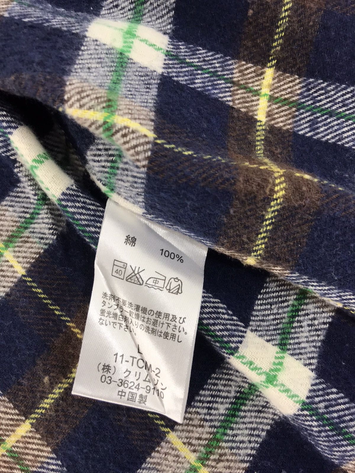 Flannel × Japanese Brand T&C Surf Flannel Button Up Single Pocket Plaid Checked Size US L / EU 52-54 / 3 - 7 Thumbnail