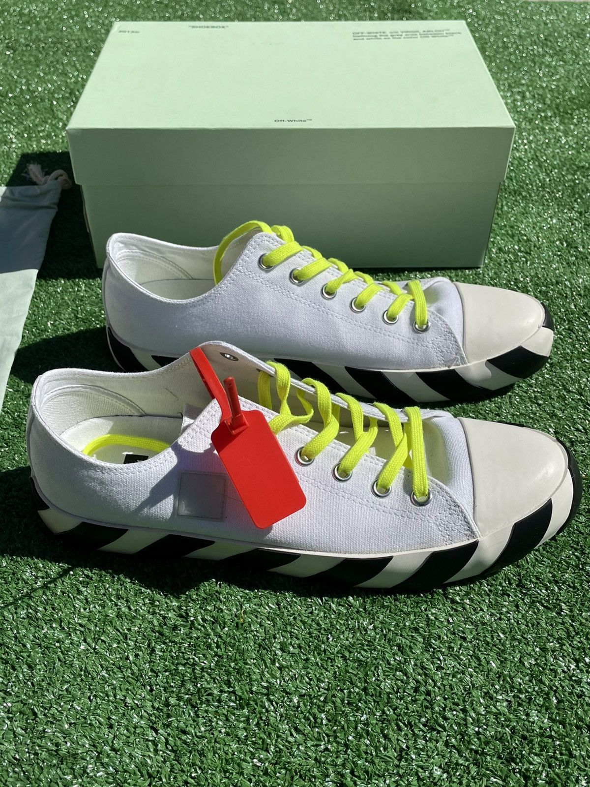 Off-White Lace Up Vulcanized Size US 11.5 / EU 44-45 - 4 Thumbnail
