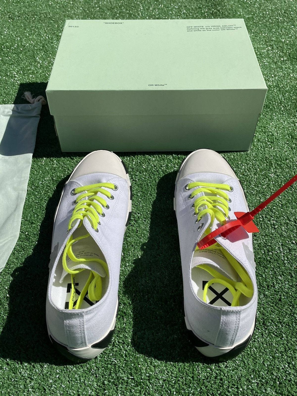 Off-White Lace Up Vulcanized Size US 11.5 / EU 44-45 - 3 Thumbnail