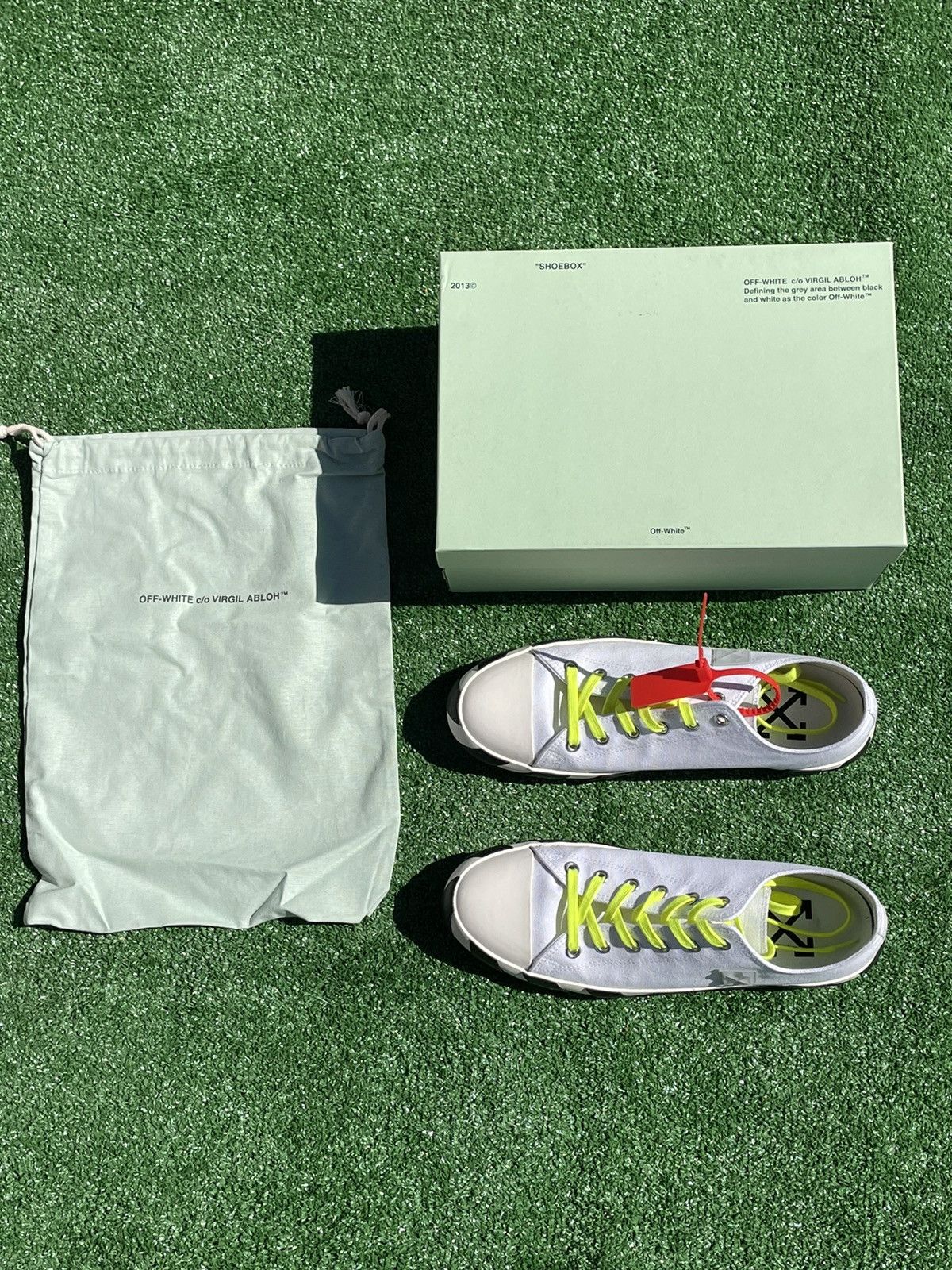 Off-White Lace Up Vulcanized Size US 11.5 / EU 44-45 - 1 Thumbnail