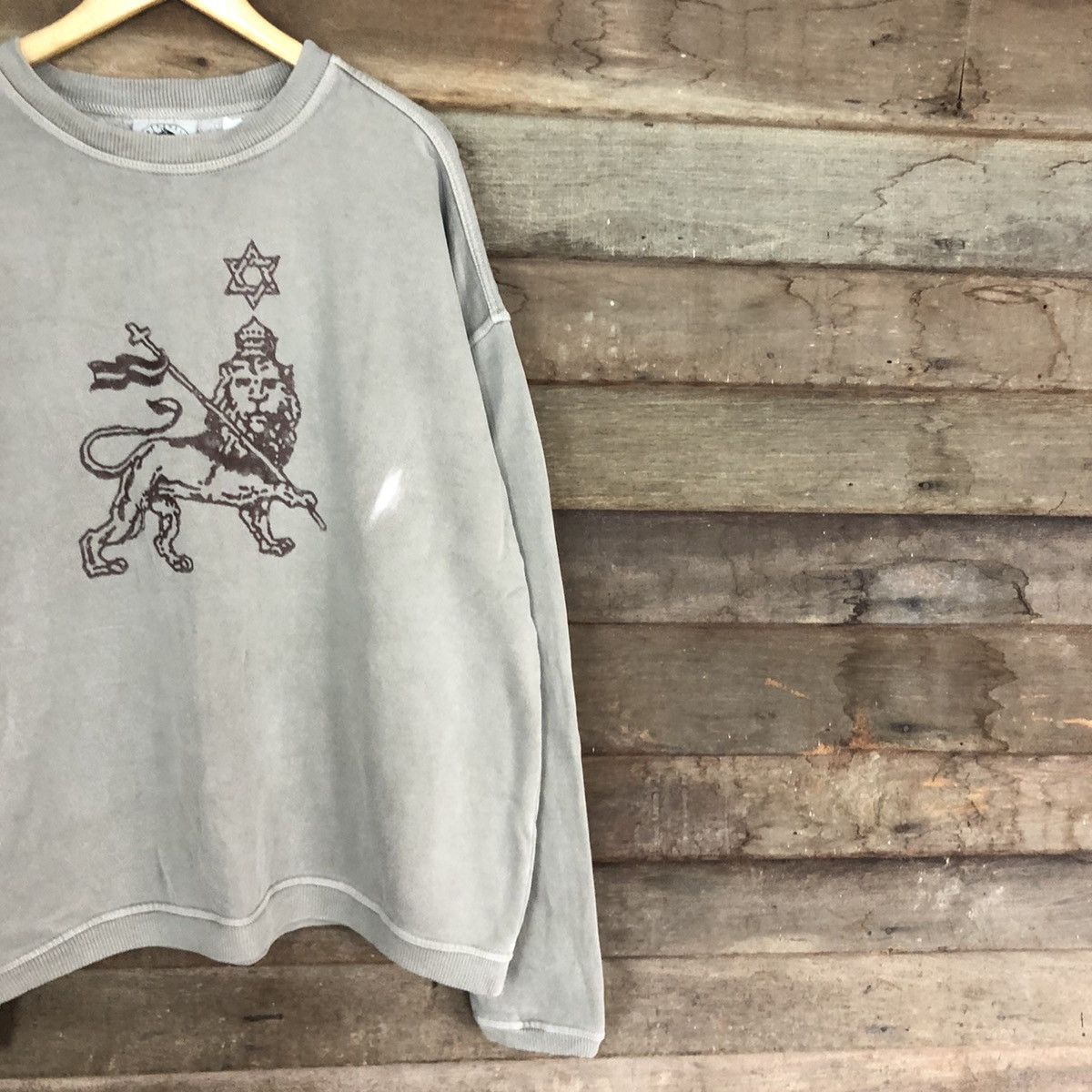 Authentic Pigment Aunthentic Pigment faded Brown Sweatshirt #419B Size US XL / EU 56 / 4 - 5 Thumbnail