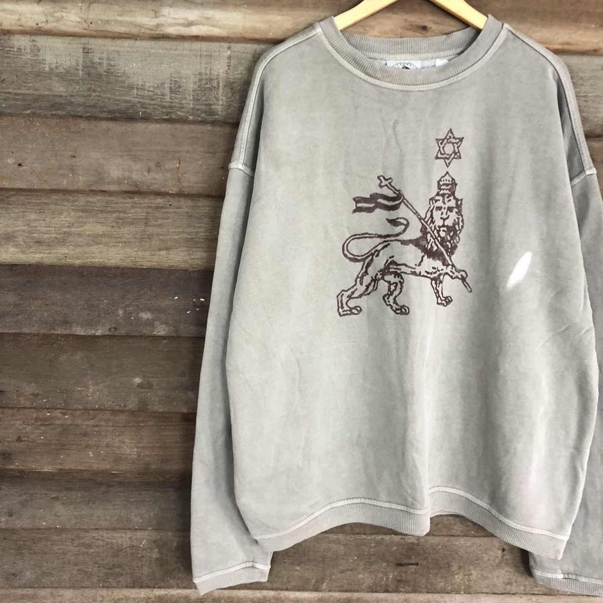 Authentic Pigment Aunthentic Pigment faded Brown Sweatshirt #419B Size US XL / EU 56 / 4 - 7 Thumbnail