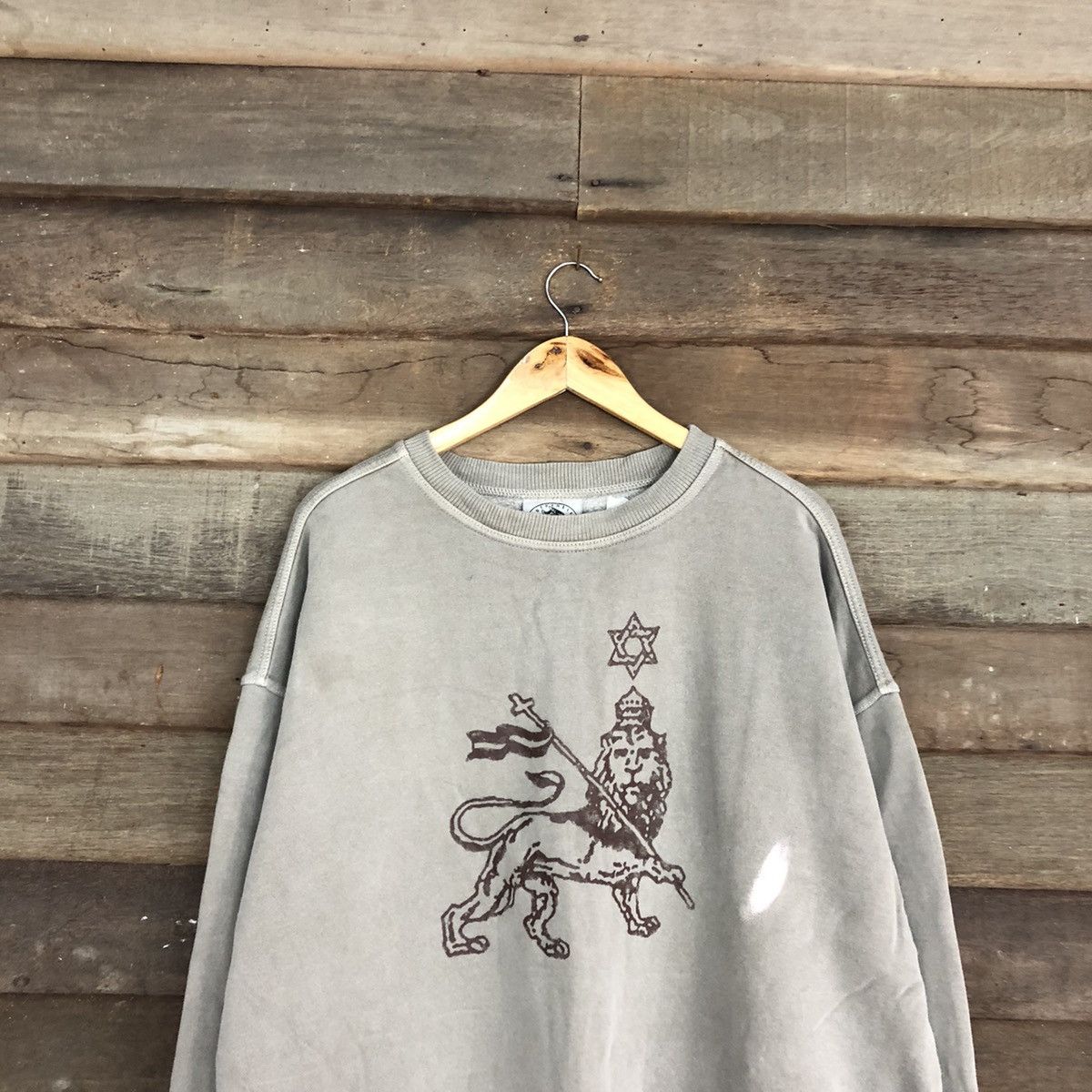 Authentic Pigment Aunthentic Pigment faded Brown Sweatshirt #419B Size US XL / EU 56 / 4 - 2 Thumbnail