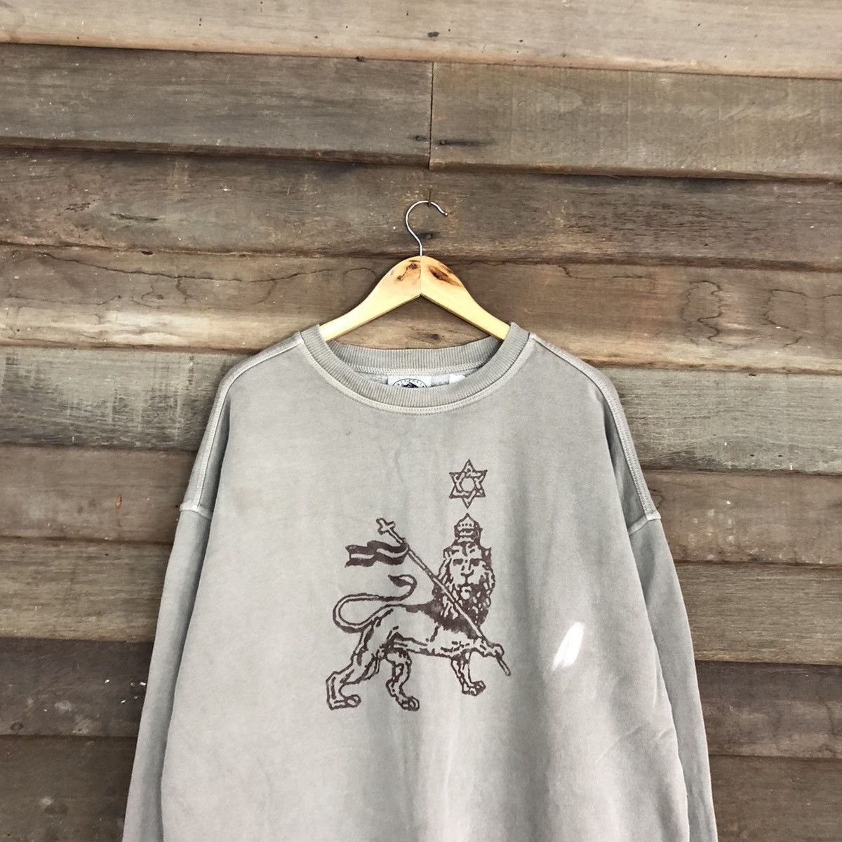 Authentic Pigment Aunthentic Pigment faded Brown Sweatshirt #419B Size US XL / EU 56 / 4 - 9 Thumbnail