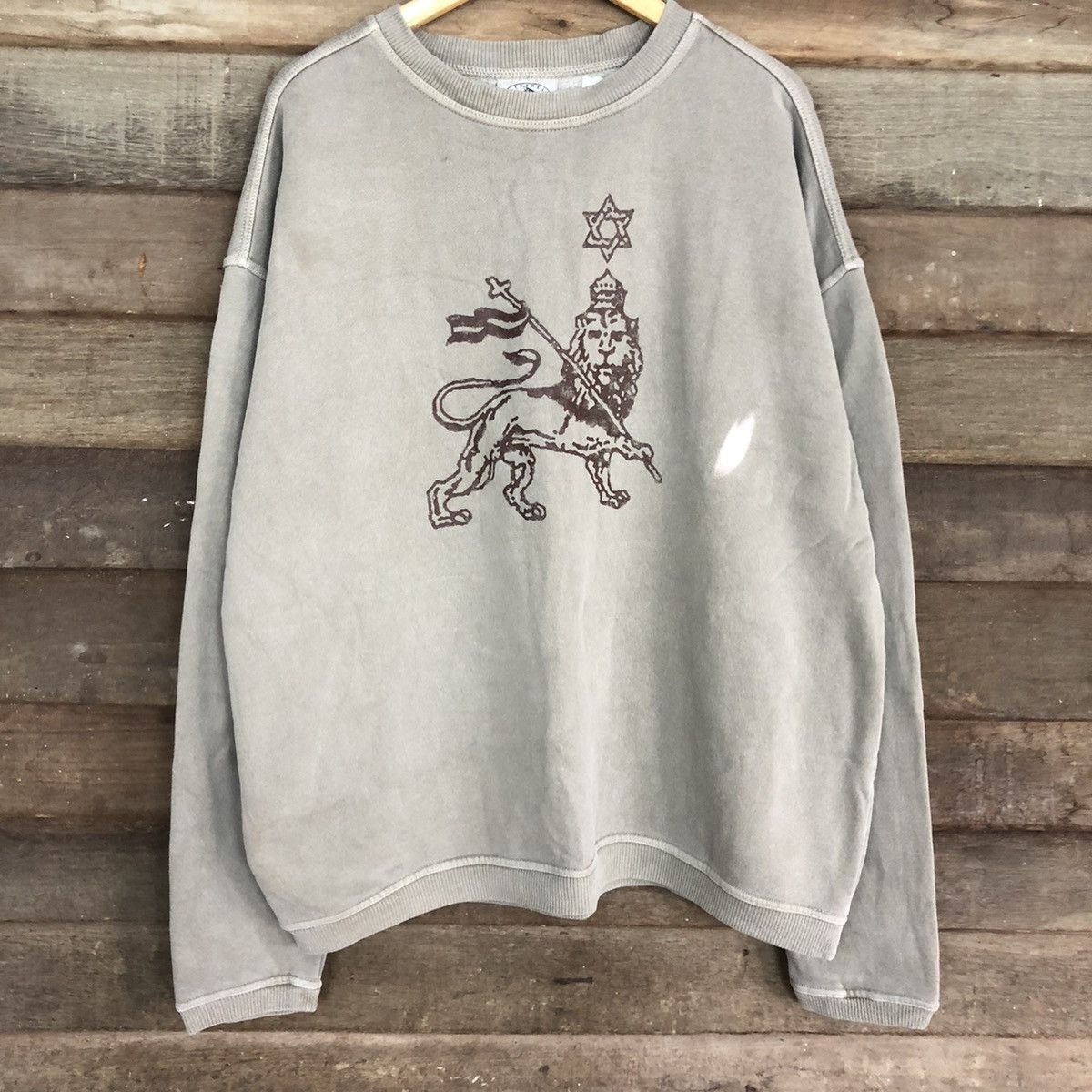 Authentic Pigment Aunthentic Pigment faded Brown Sweatshirt #419B Size US XL / EU 56 / 4 - 8 Thumbnail