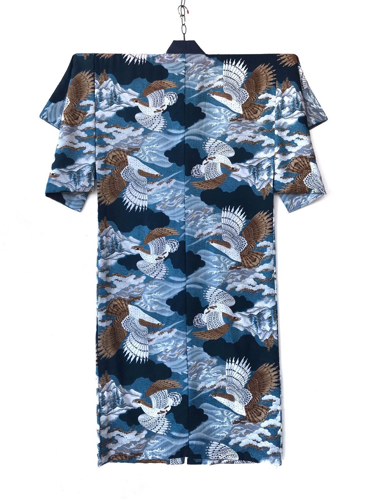 Japanese Brand Kimono Allprint Folklores Eagle Guardian Traditional Wear Size US M / EU 48-50 / 2 - 5 Thumbnail