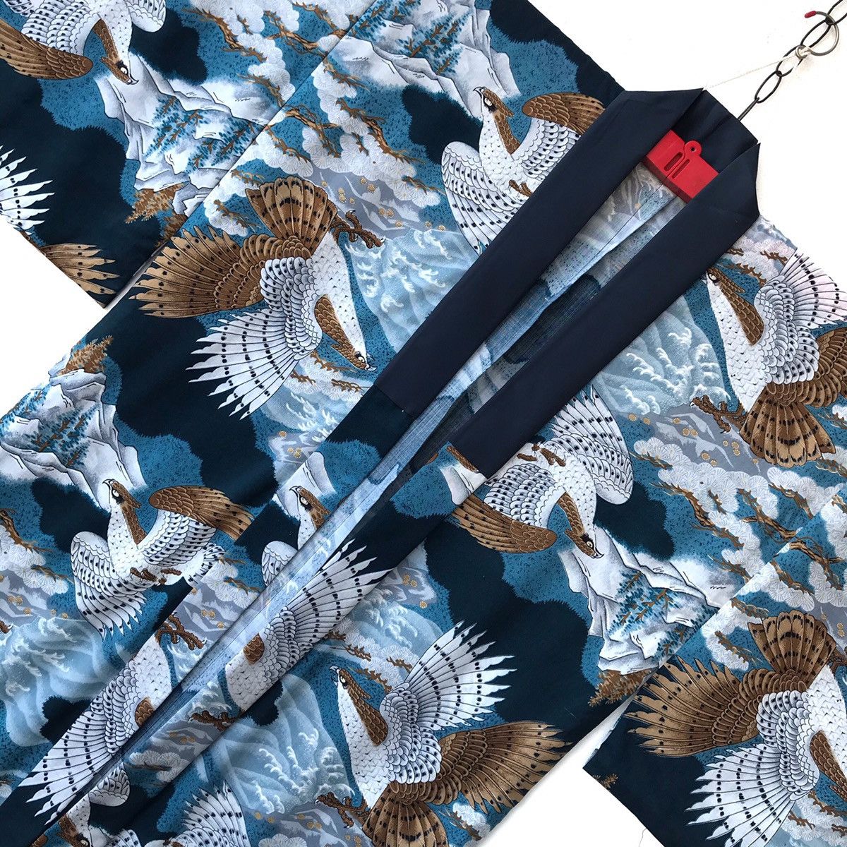 Japanese Brand Kimono Allprint Folklores Eagle Guardian Traditional Wear Size US M / EU 48-50 / 2 - 1 Thumbnail