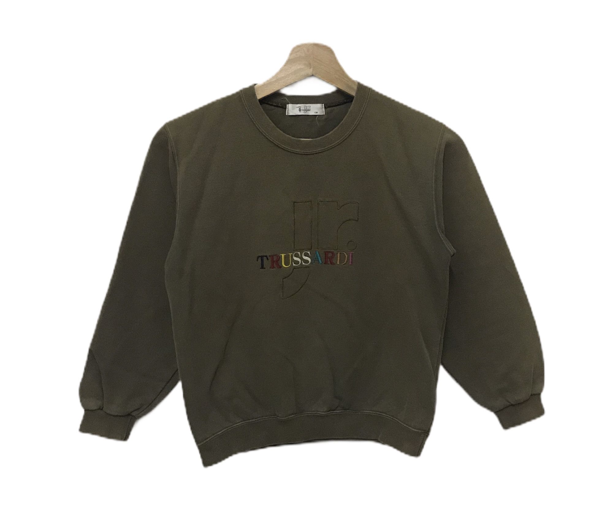 Trussardi Vintage Trussardi Sweatshirt Embroidered Logo Size US XS / EU 42 / 0 - 1 Thumbnail