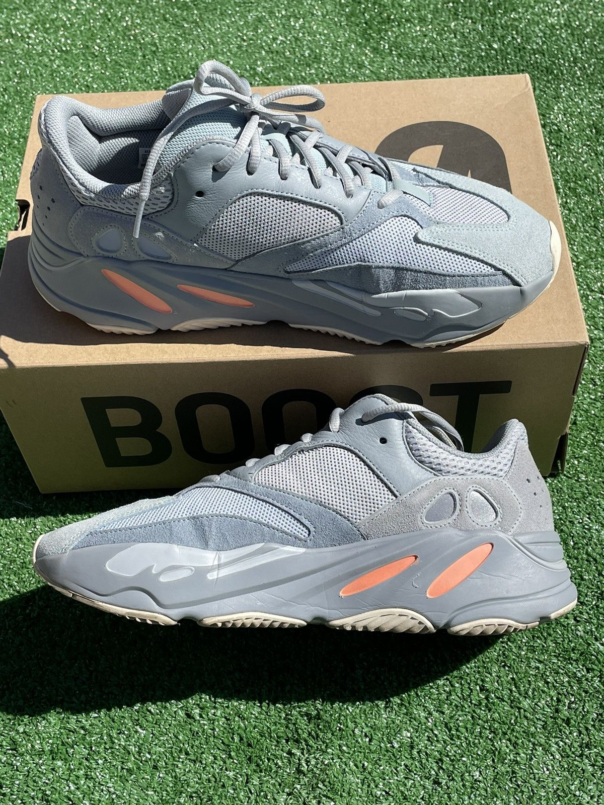 Adidas Yeezy Boost 700 Inertia 2019 Size US 12 / EU 45 - 2 Thumbnail