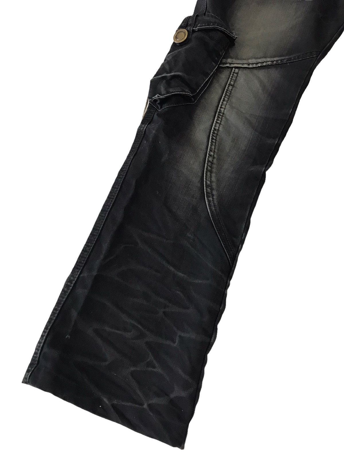 Japanese Brand 🔥Multi Pocket by R.F.Z Jeans Cargo Bondage Denim Size US 35 - 6 Thumbnail