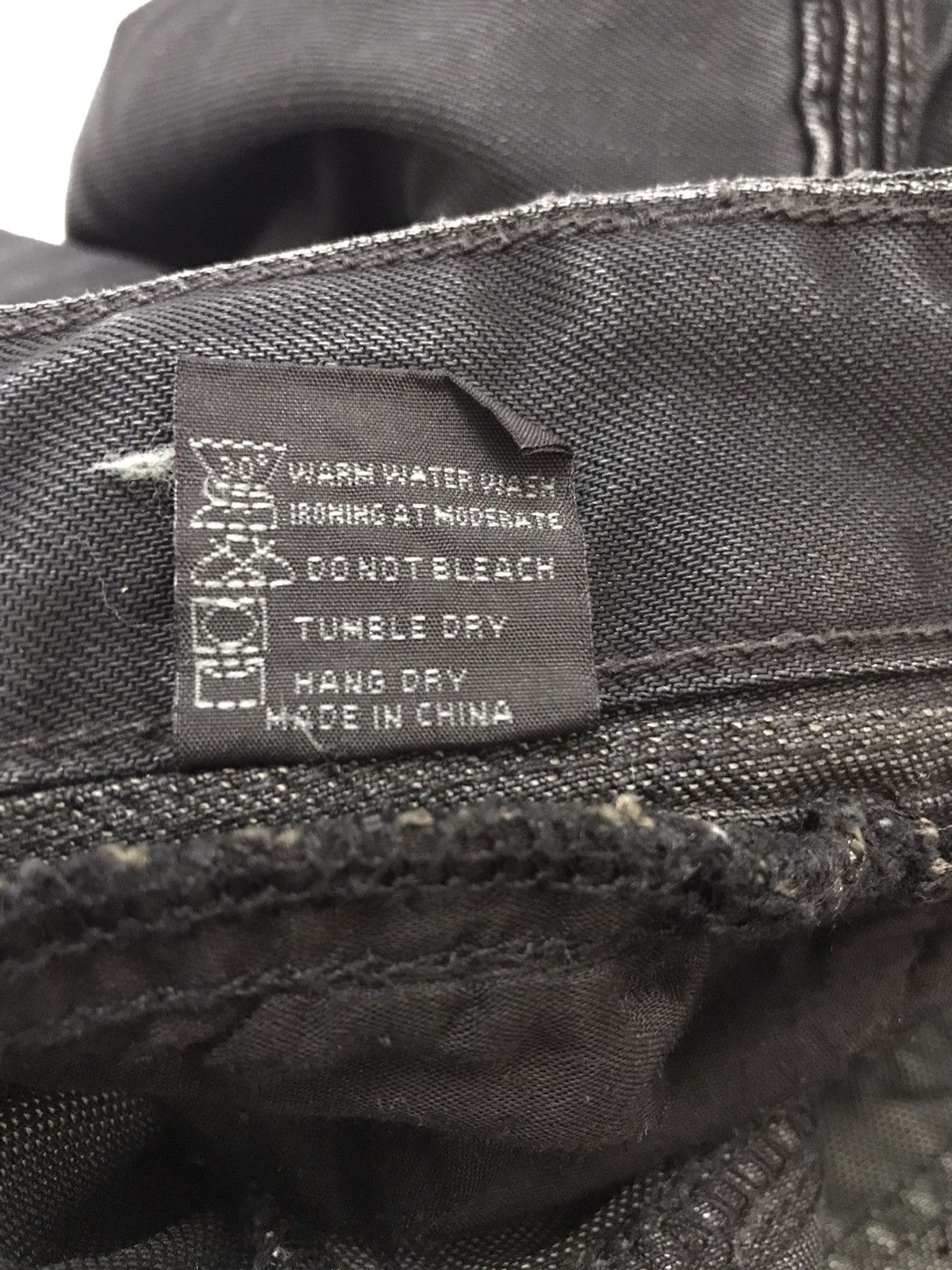 Japanese Brand 🔥Multi Pocket by R.F.Z Jeans Cargo Bondage Denim Size US 35 - 24 Thumbnail