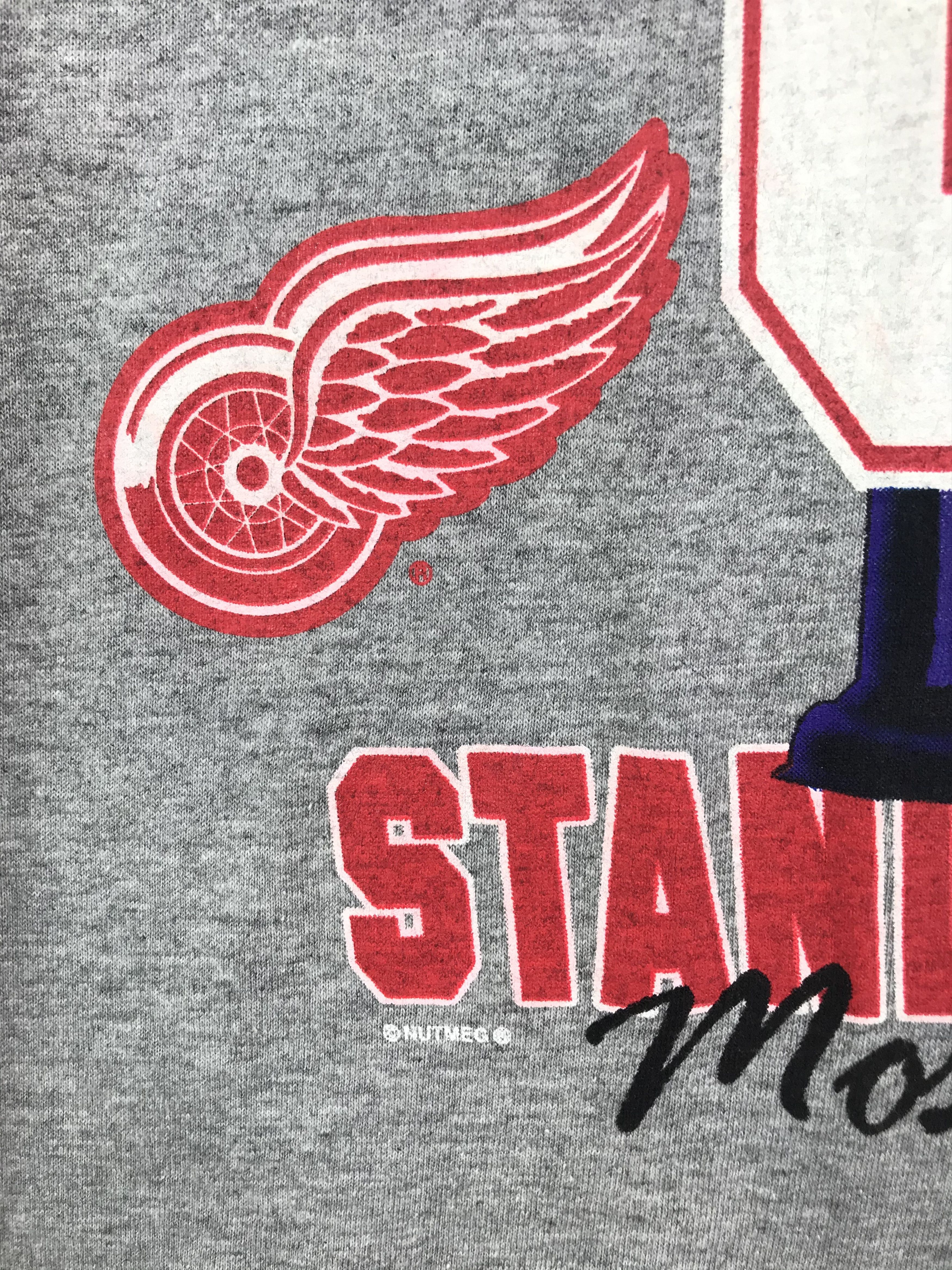 NHL Vintage 90s Nhl Detroit Red Wings Overprint T-Shirt Size US M / EU 48-50 / 2 - 6 Thumbnail