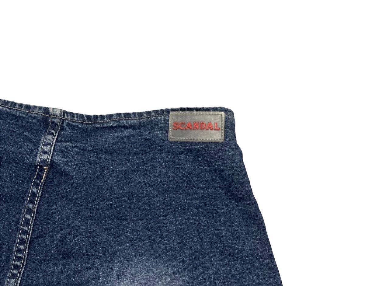 If Six Was Nine Vintage Japanese Scandal Flare Bootcut Bell Bottom Jeans Size 26" / US 2 / IT 38 - 3 Thumbnail
