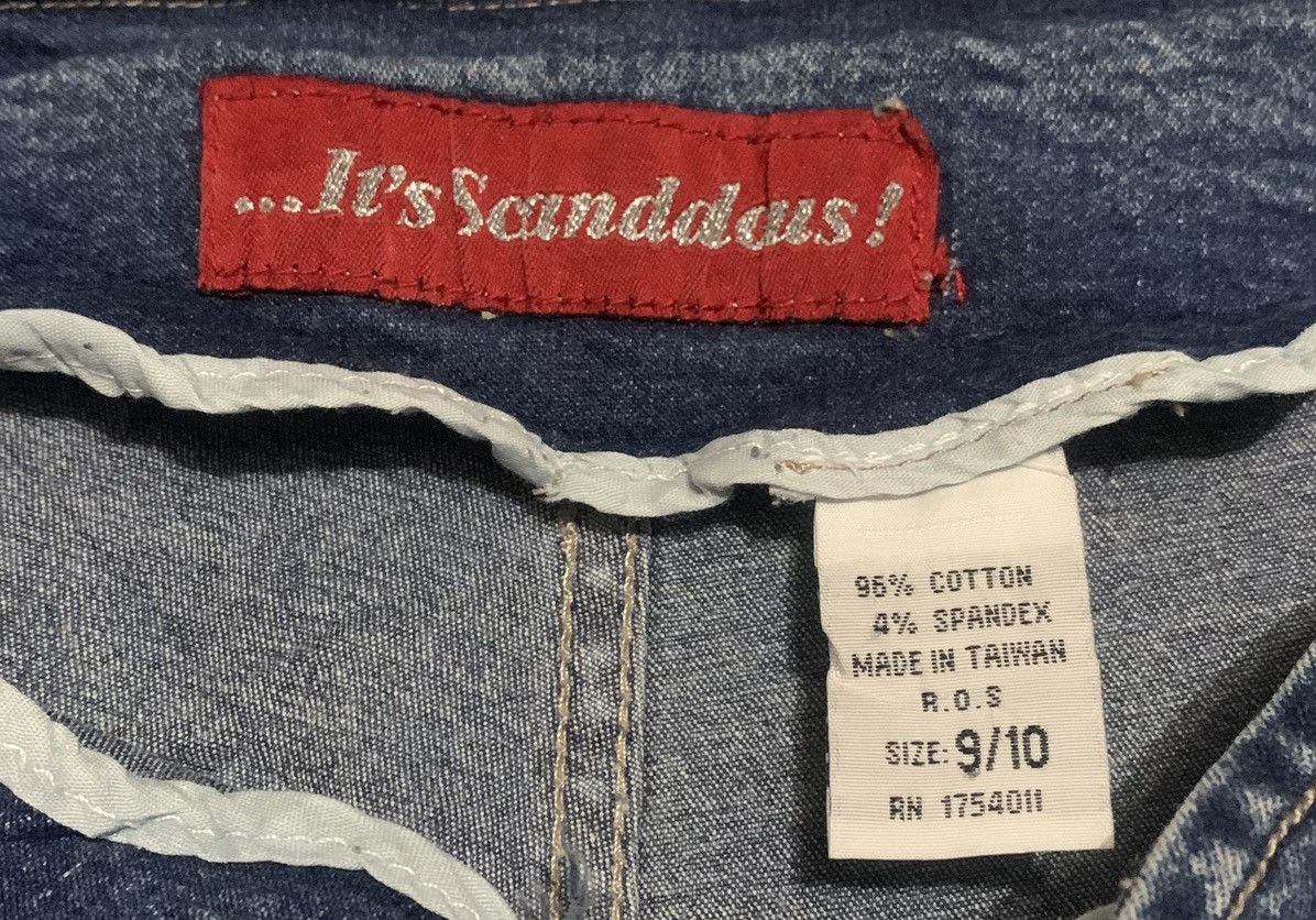 If Six Was Nine Vintage Japanese Scandal Flare Bootcut Bell Bottom Jeans Size 26" / US 2 / IT 38 - 6 Thumbnail