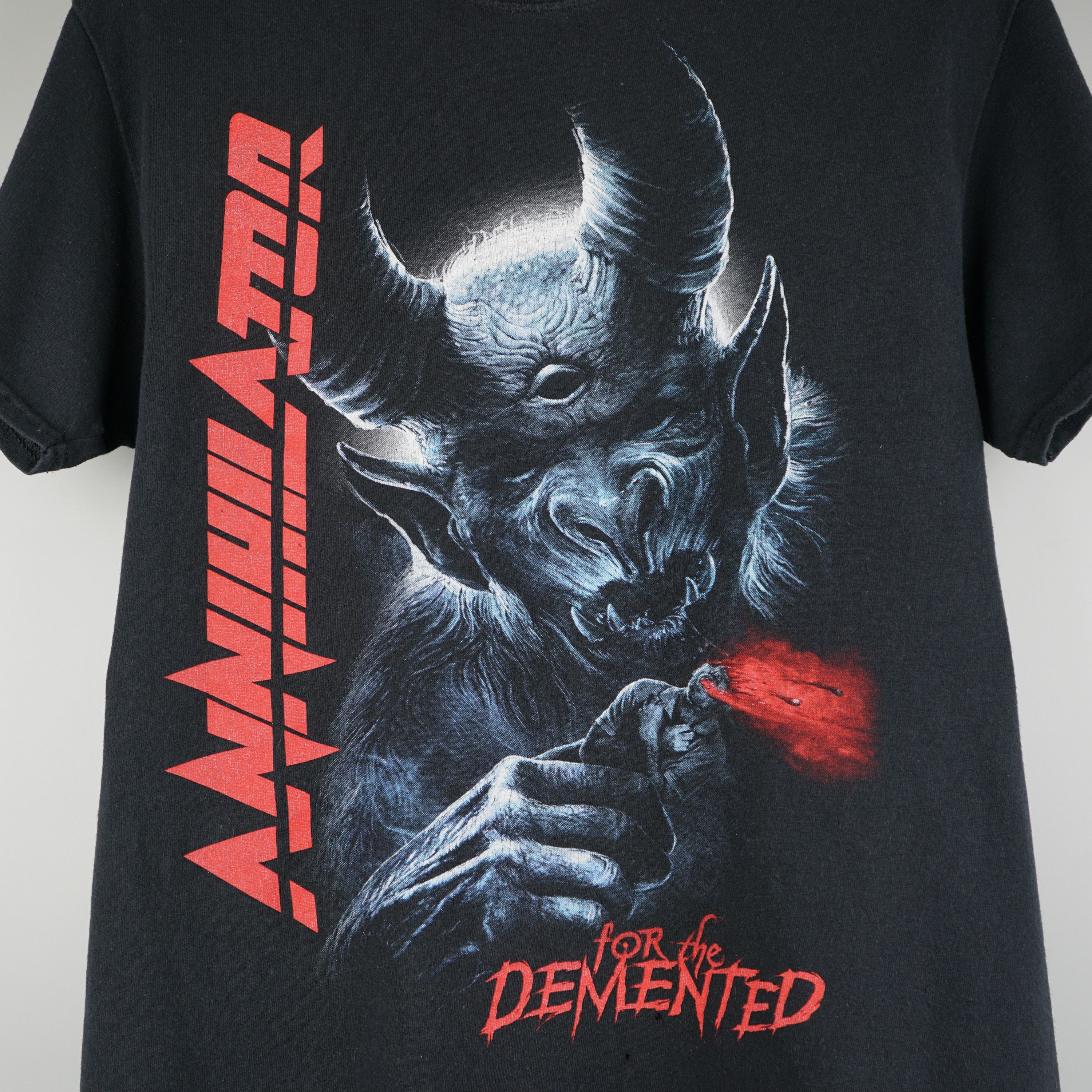 Band Tees × Vintage 2017 Annihilator tour t-shirt Techno Thrash Metal Size US S / EU 44-46 / 1 - 2 Thumbnail