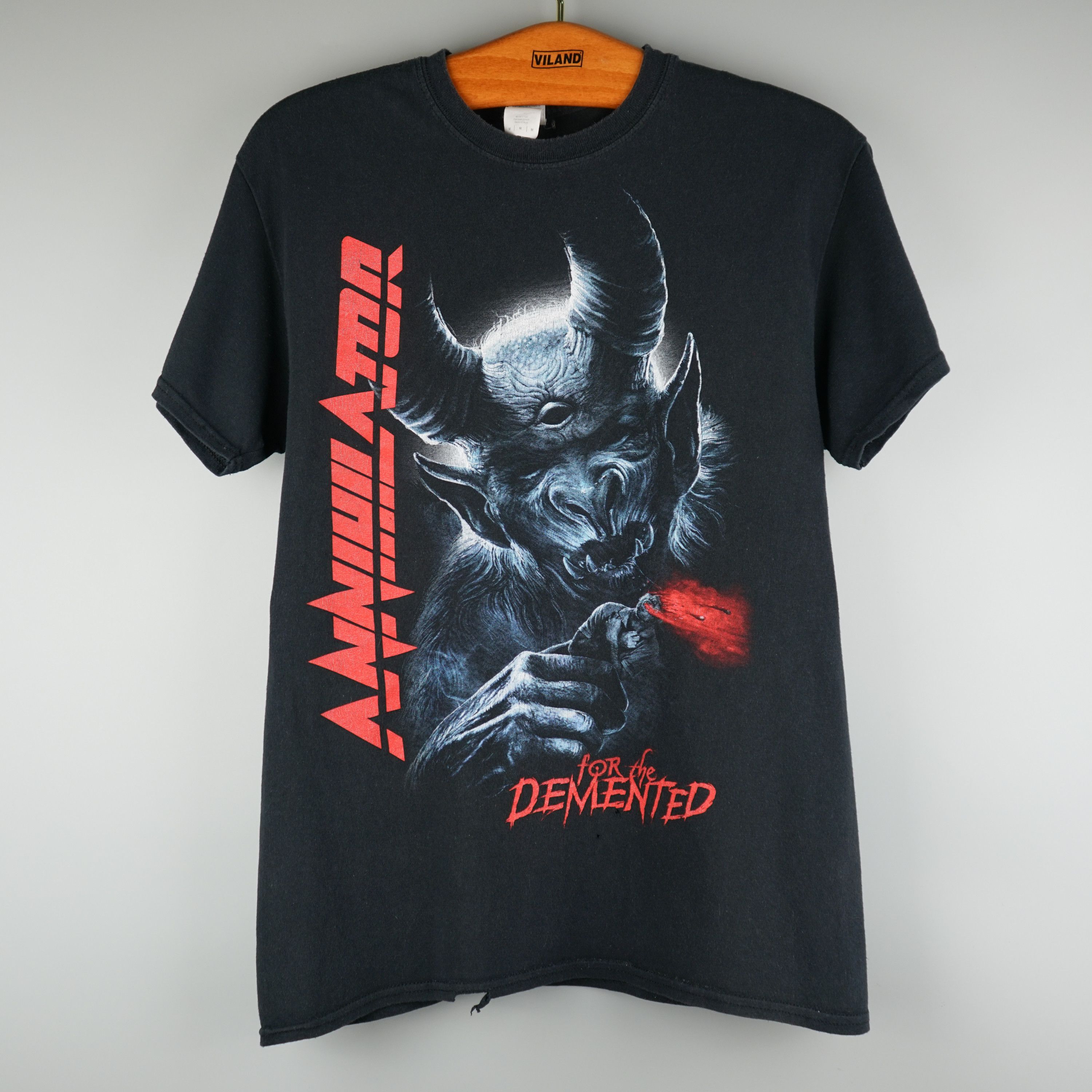 Band Tees × Vintage 2017 Annihilator tour t-shirt Techno Thrash Metal Size US S / EU 44-46 / 1 - 1 Thumbnail
