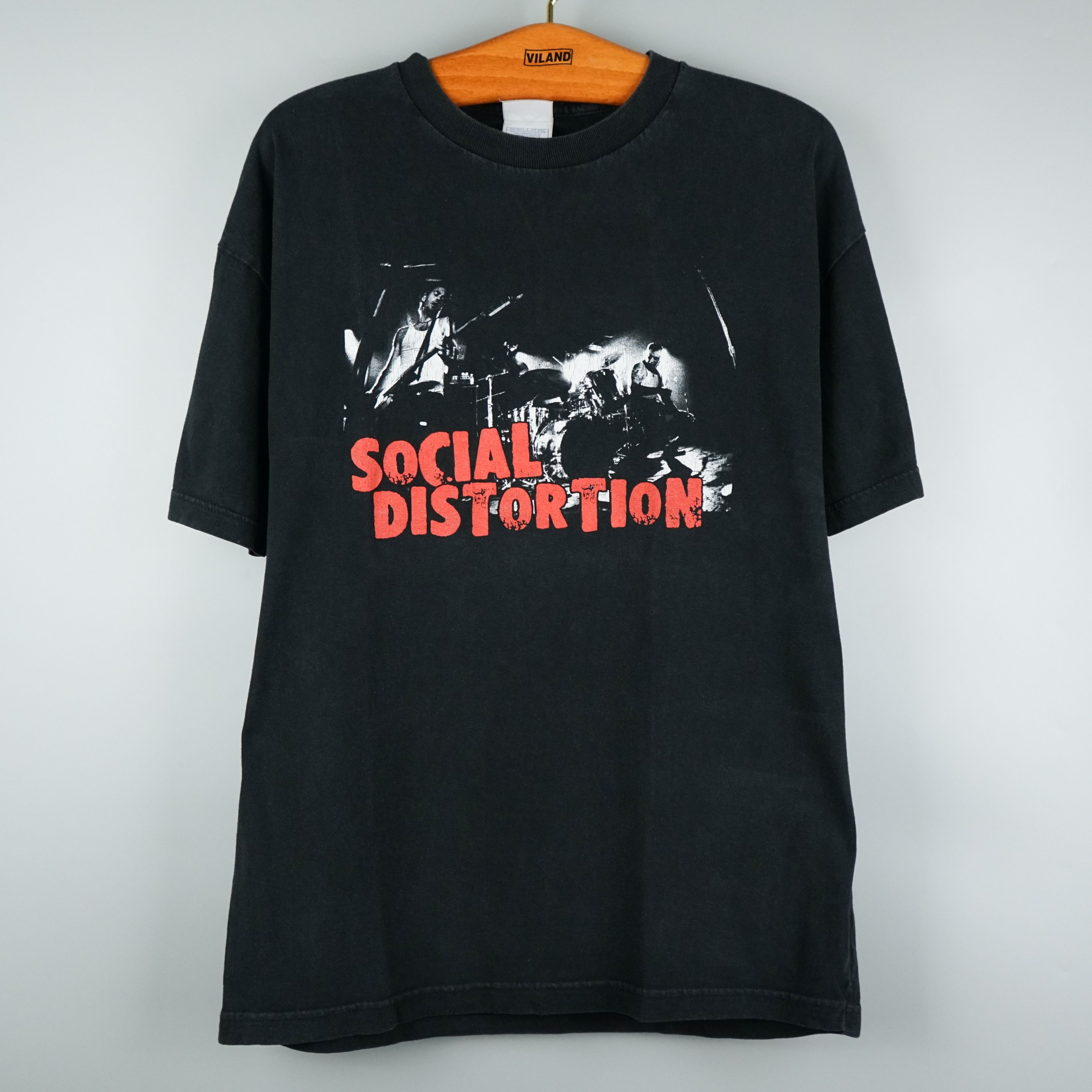 Band Tees × Vintage Vintage Social Distortion t shirt Distressed Size US M / EU 48-50 / 2 - 1 Thumbnail