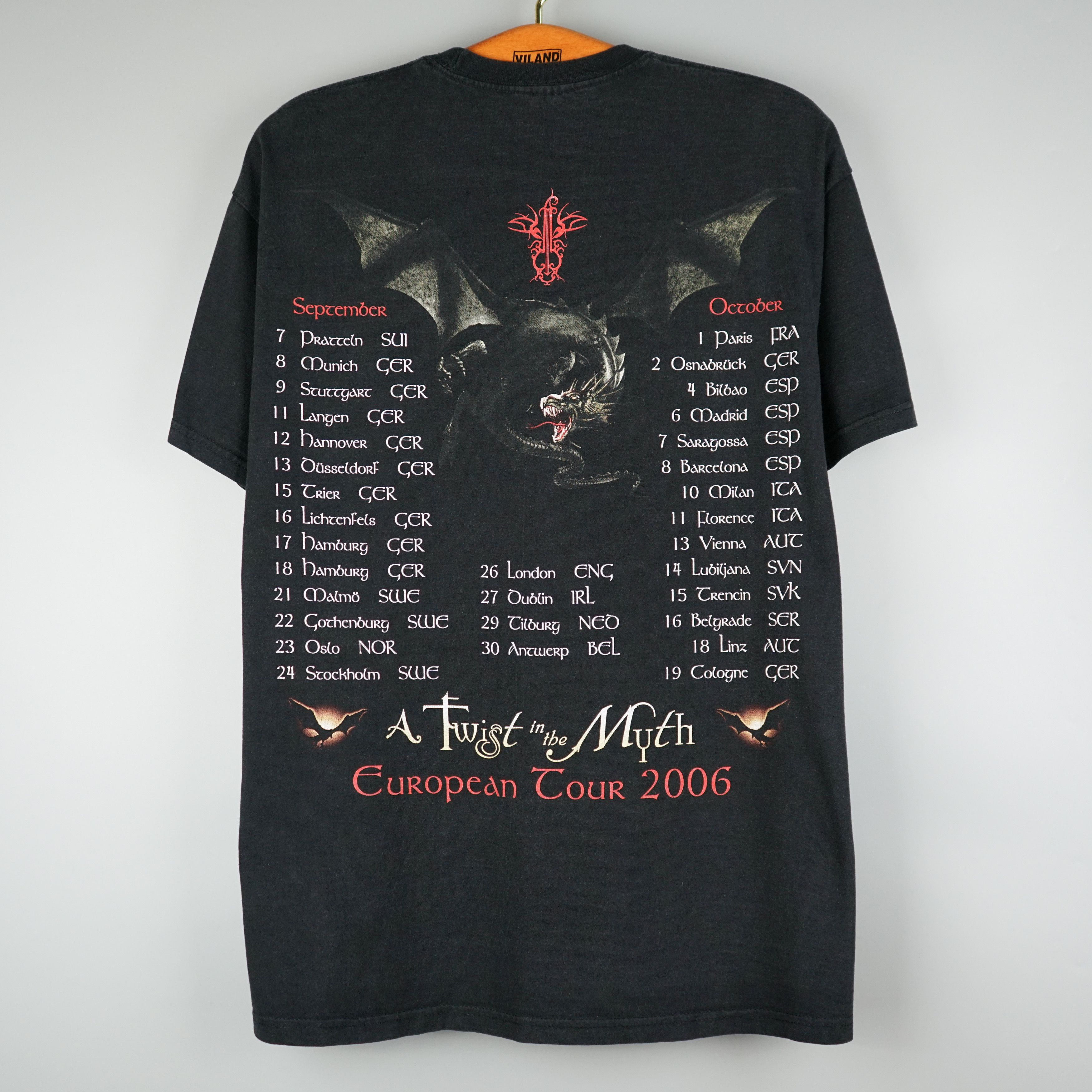 Band Tees × Vintage 2006 Blind Guardian tour t-shirt Size US M / EU 48-50 / 2 - 5 Thumbnail