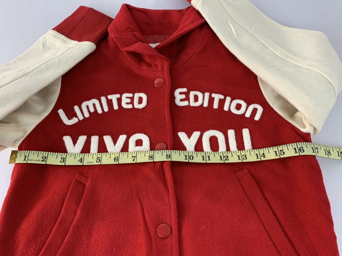 Vintage 90s Limited Edition Vivayou 01 Varsity Jacket Spell Out Size S / US 4 / IT 40 - 12 Thumbnail