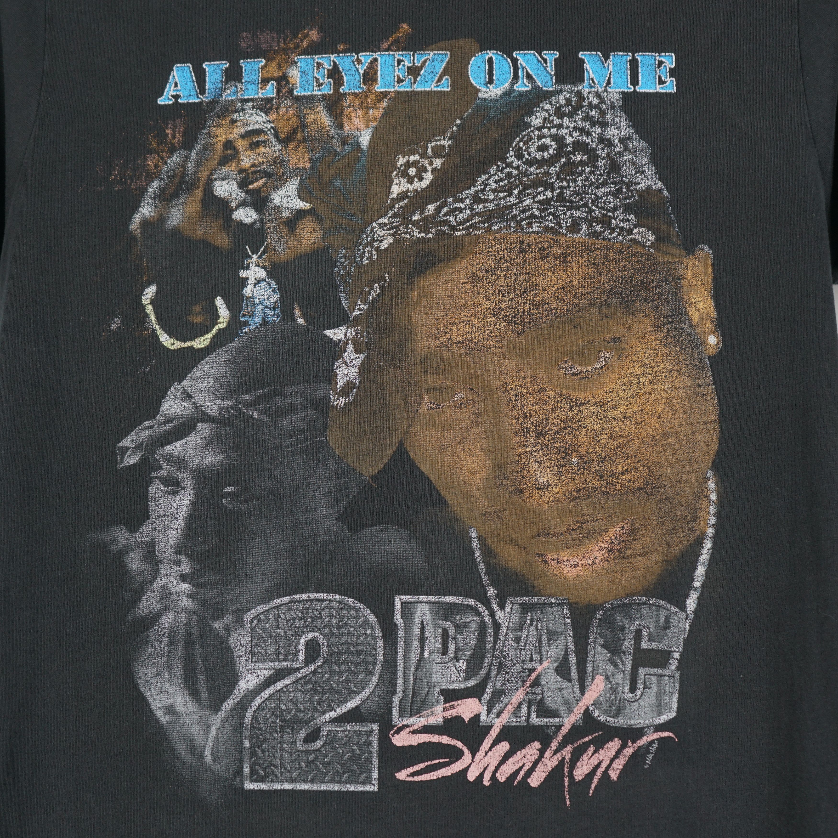 Band Tees × Rap Tees × Vintage y2k 2pac t-shirt All Eyez On Me Size US S / EU 44-46 / 1 - 2 Thumbnail