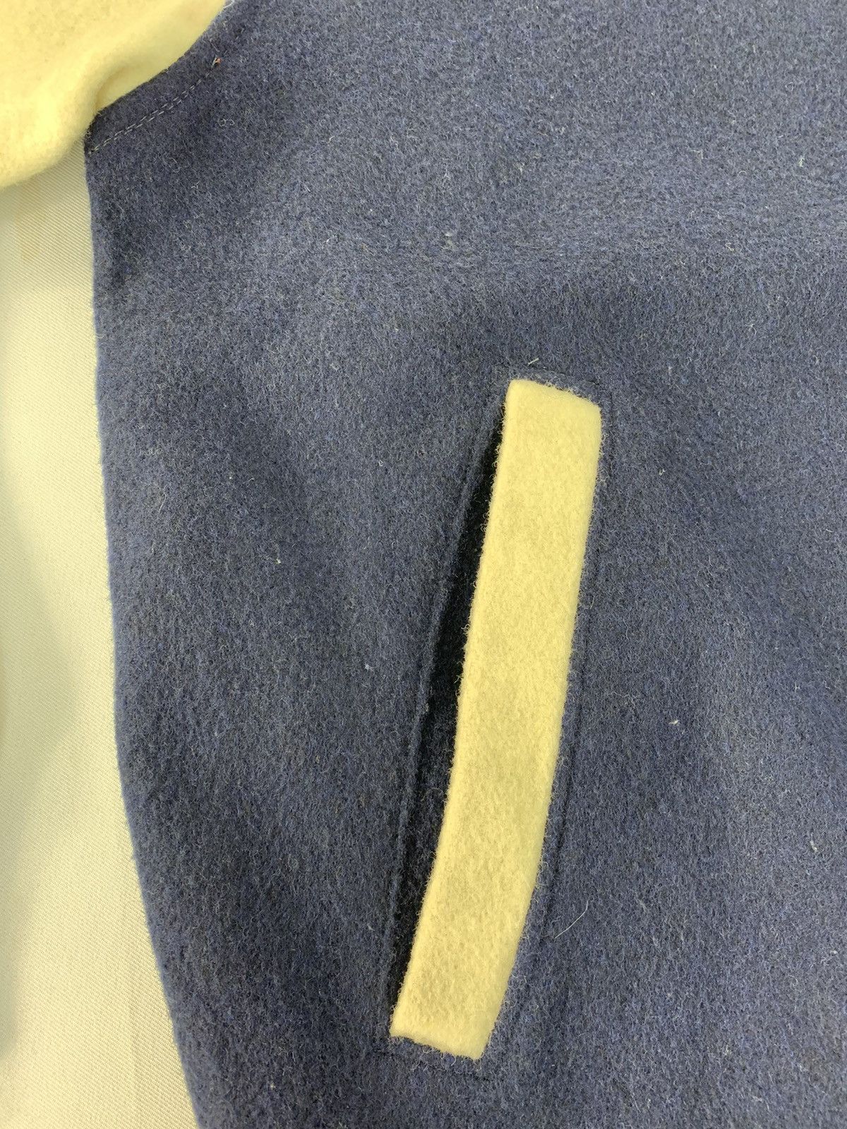 Vintage Hype 90s Simple Japanese Brand Varsity Jacket Wool Sleeve Size US M / EU 48-50 / 2 - 15 Thumbnail